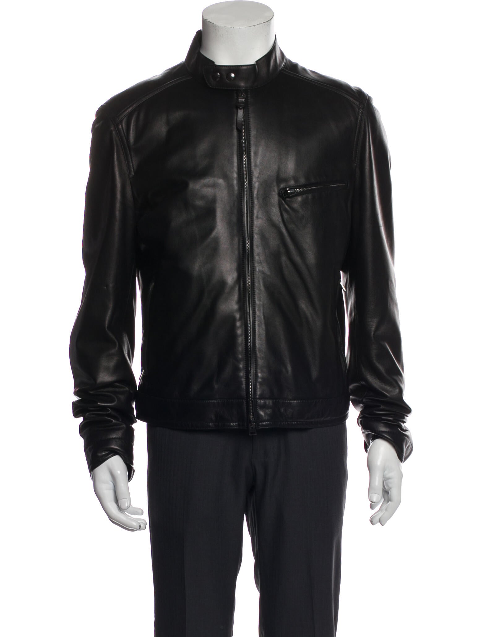 Tom Ford Lambskin Moto Jacket