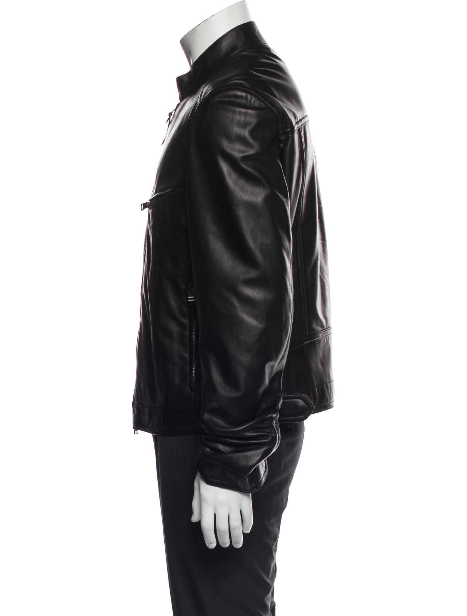 Tom Ford Lambskin Moto Jacket