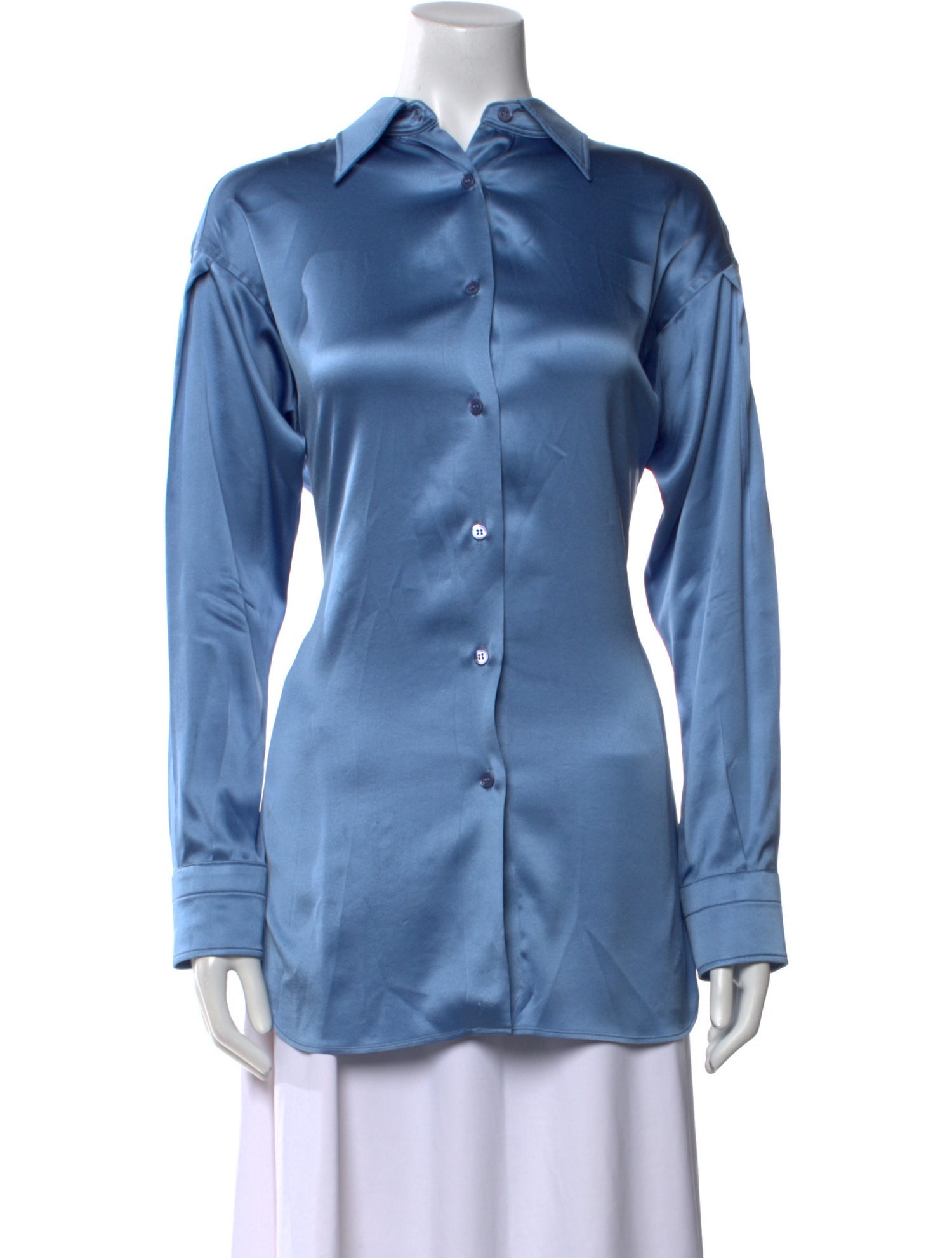 Tom Ford Long Sleeve Button-Up Top