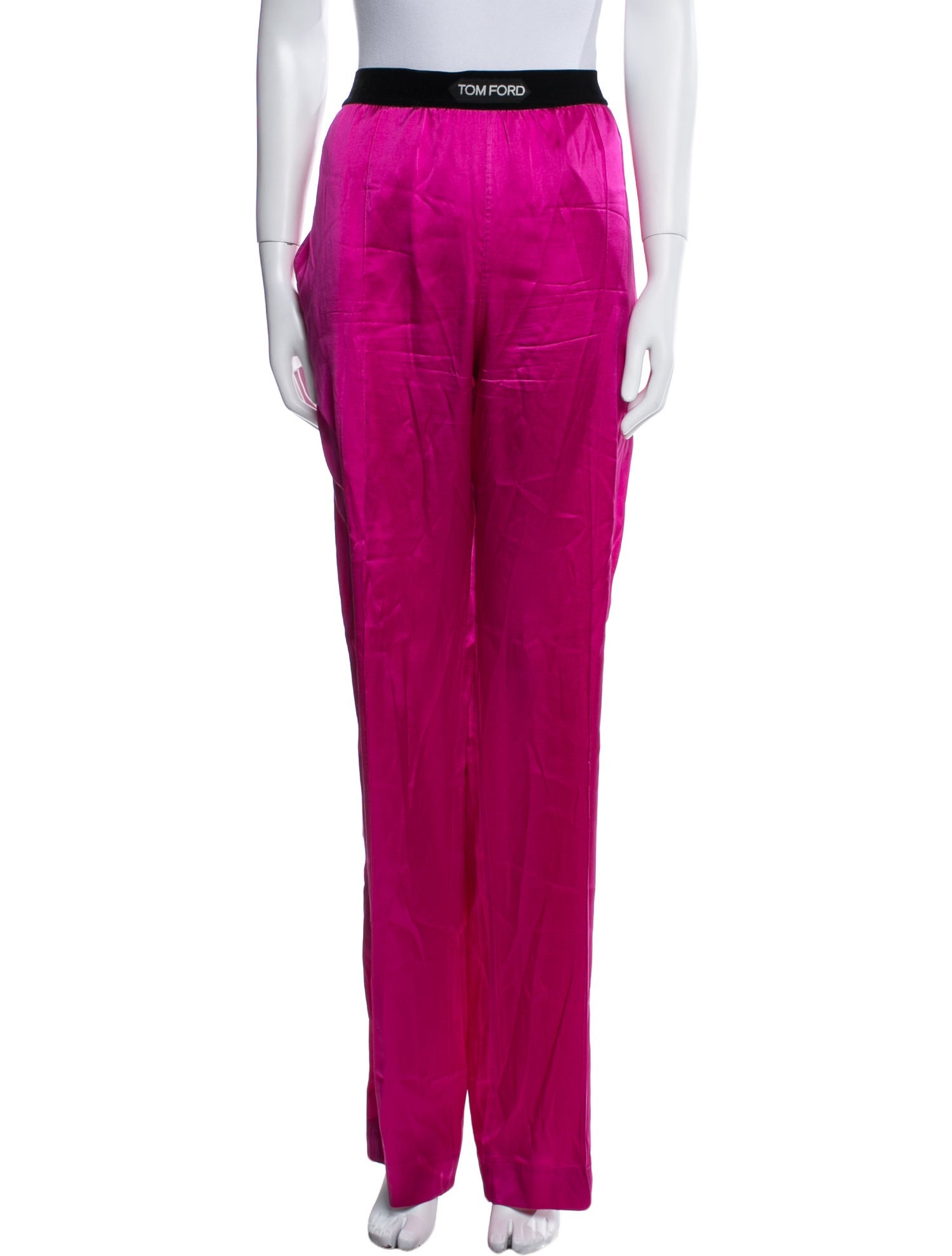 Tom Ford Silk Straight Leg Pants