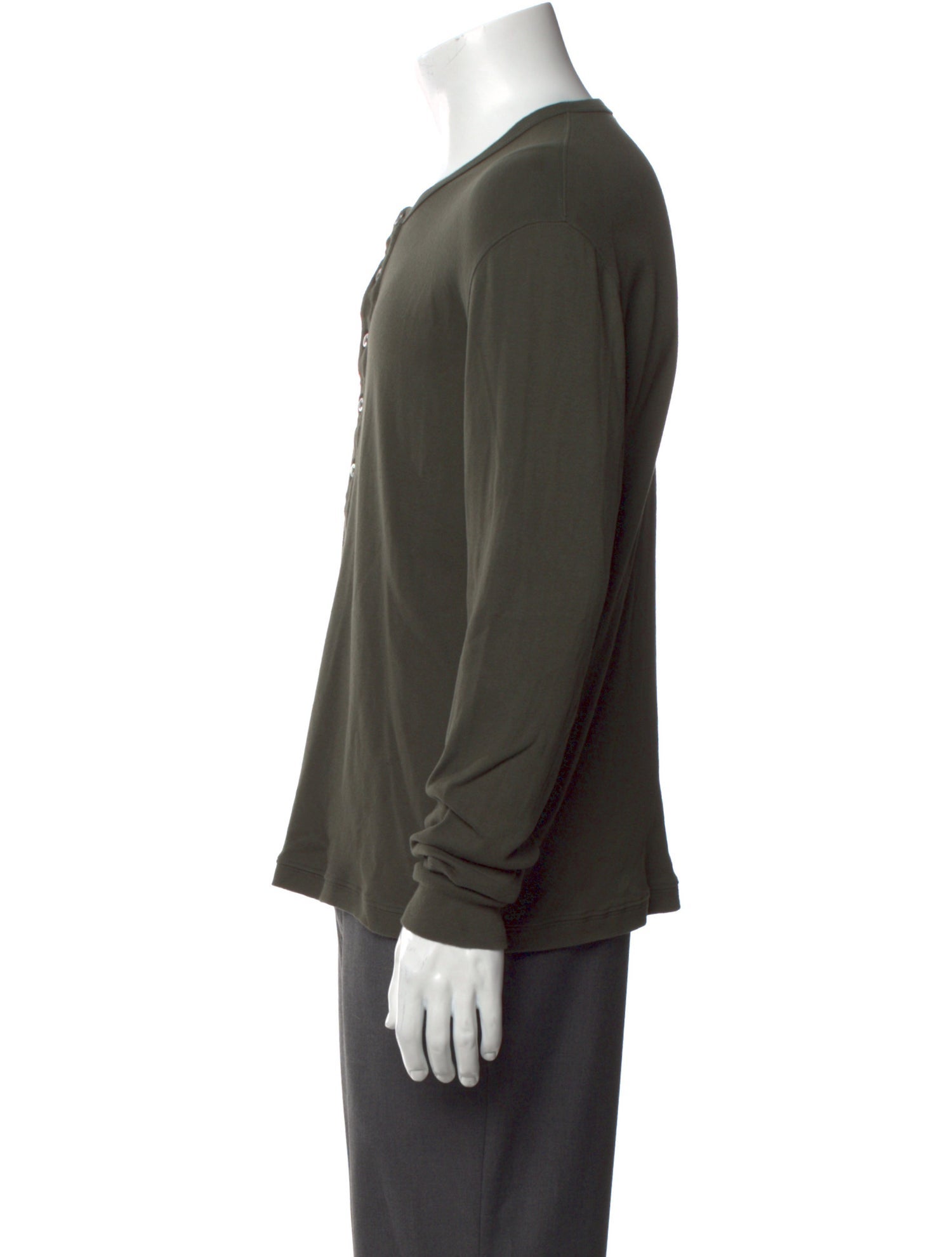 Tom Ford Crew Neck Long Sleeve Polo Shirt