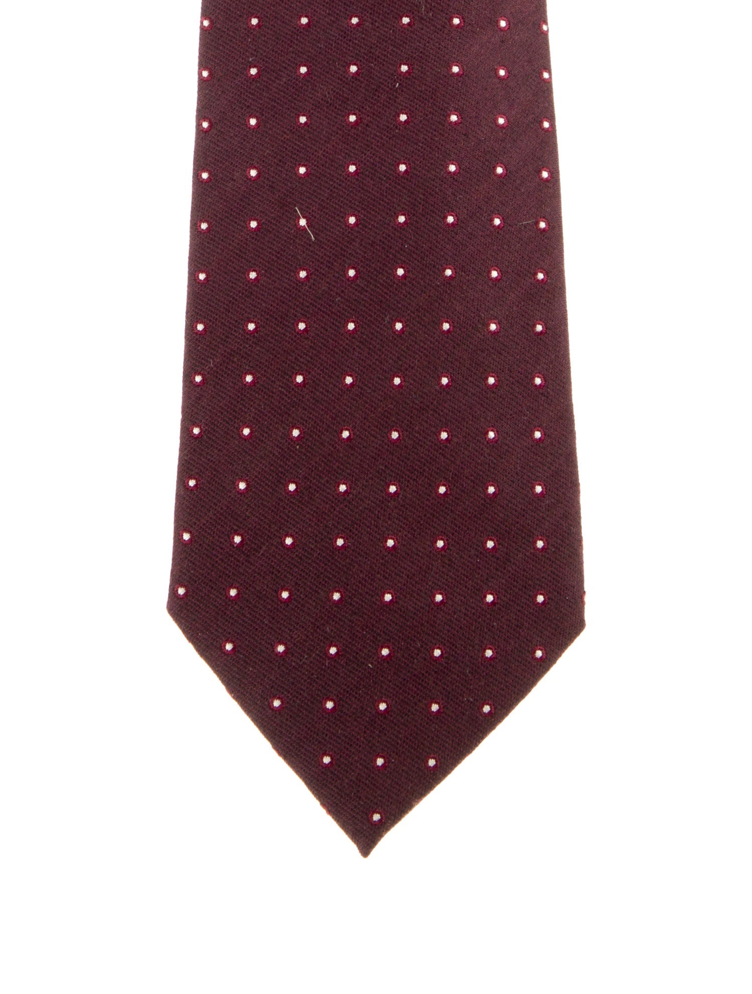 Tom Ford Burgundy Pattern Silk Tie