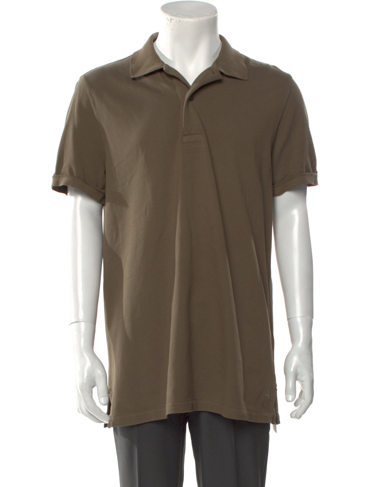 Tom Ford Collar Short Sleeve Polo Shirt