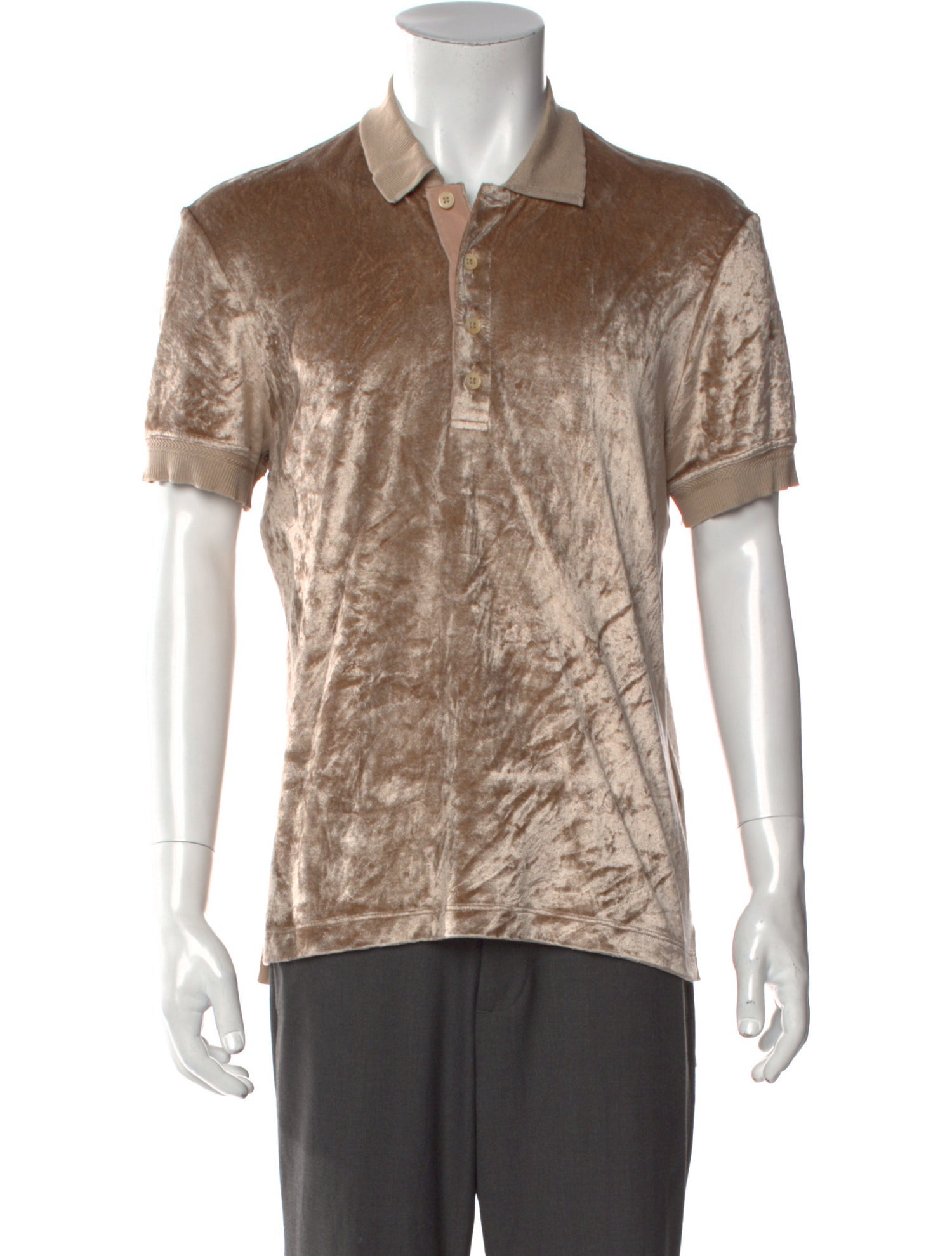 Tom Ford Collar Short Sleeve Polo Shirt
