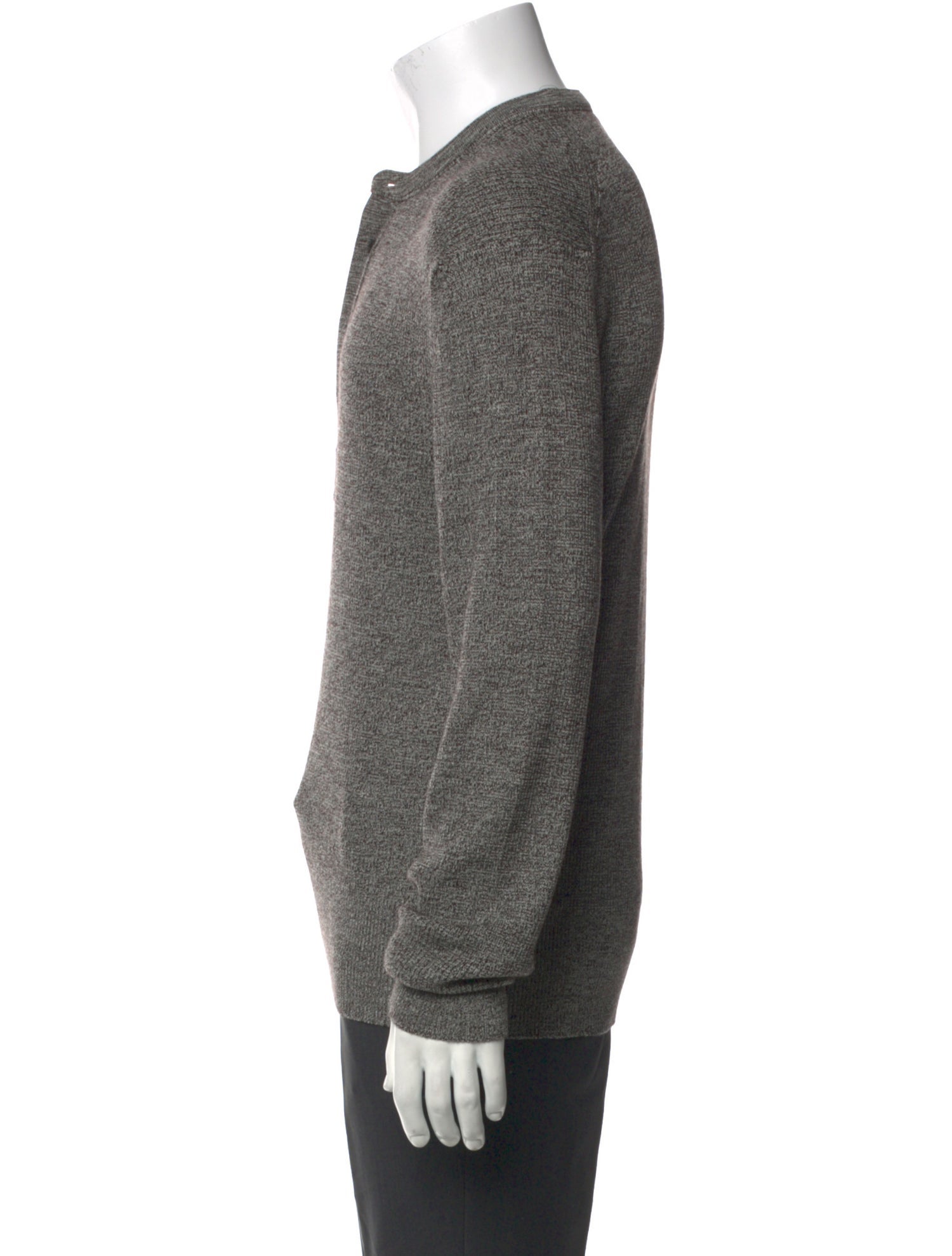 Tom Ford Wool Crew Neck Polo Sweater