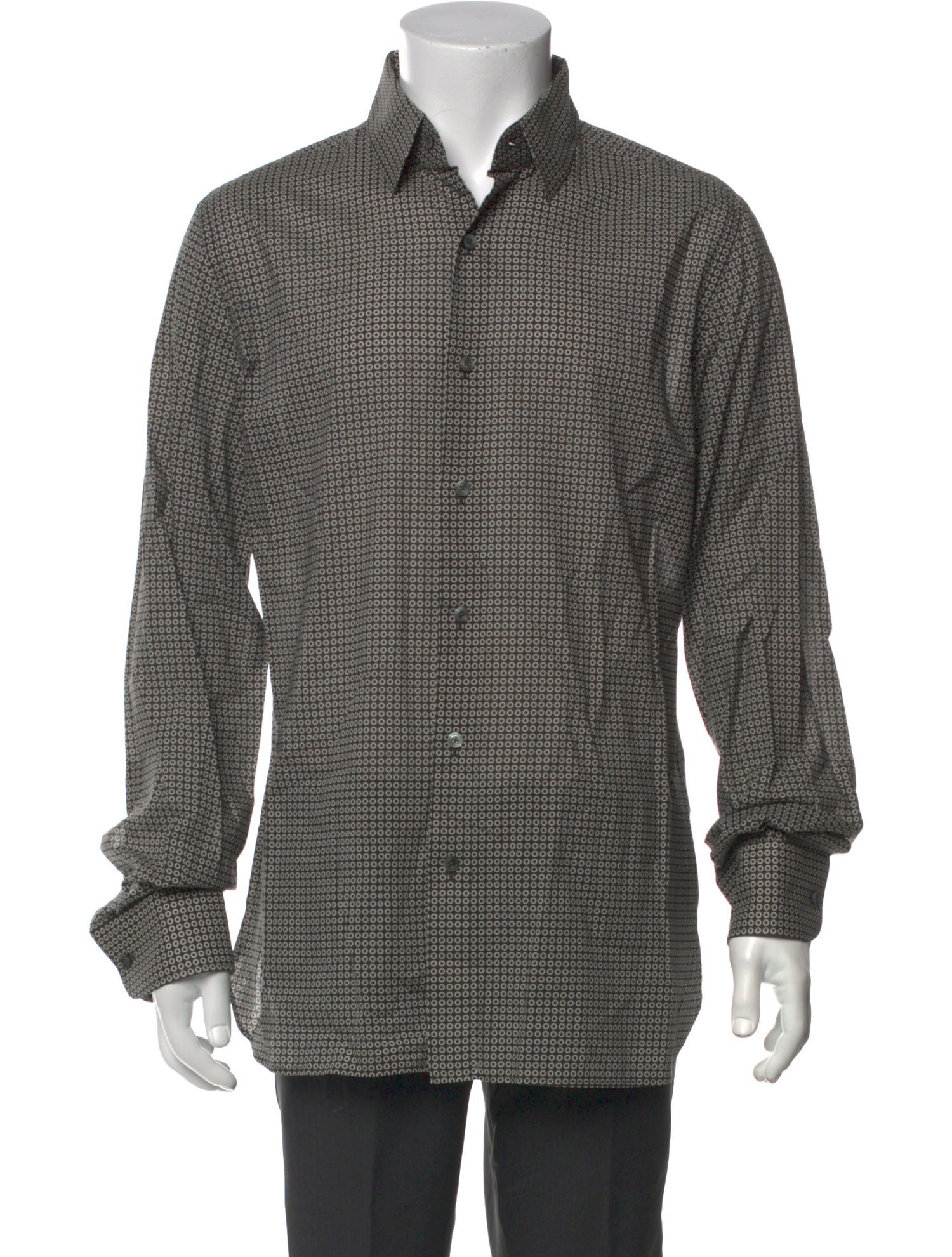 Tom Ford Printed Long Sleeve Shirt