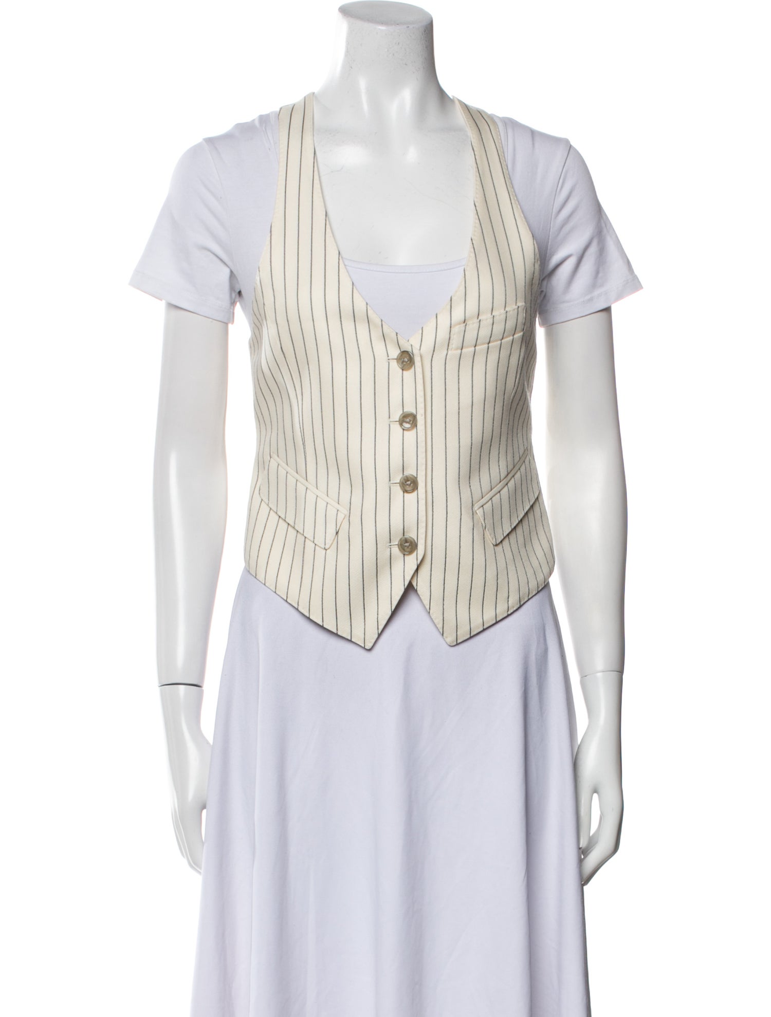 Tom Ford Wool Striped Vest