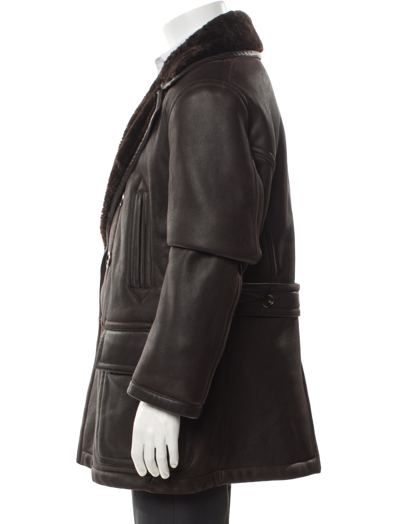 Tom Ford Shearling Peacoat