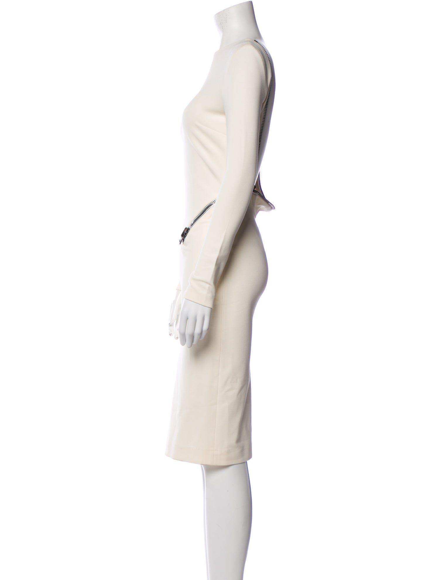 Tom Ford Bateau Neckline Midi Length Dress