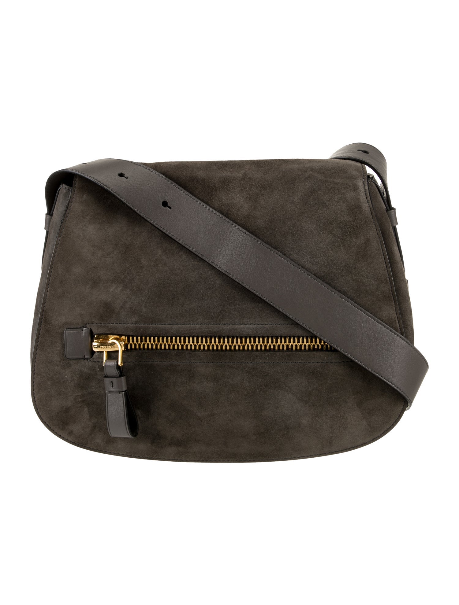 Tom Ford Suede Messenger Bag