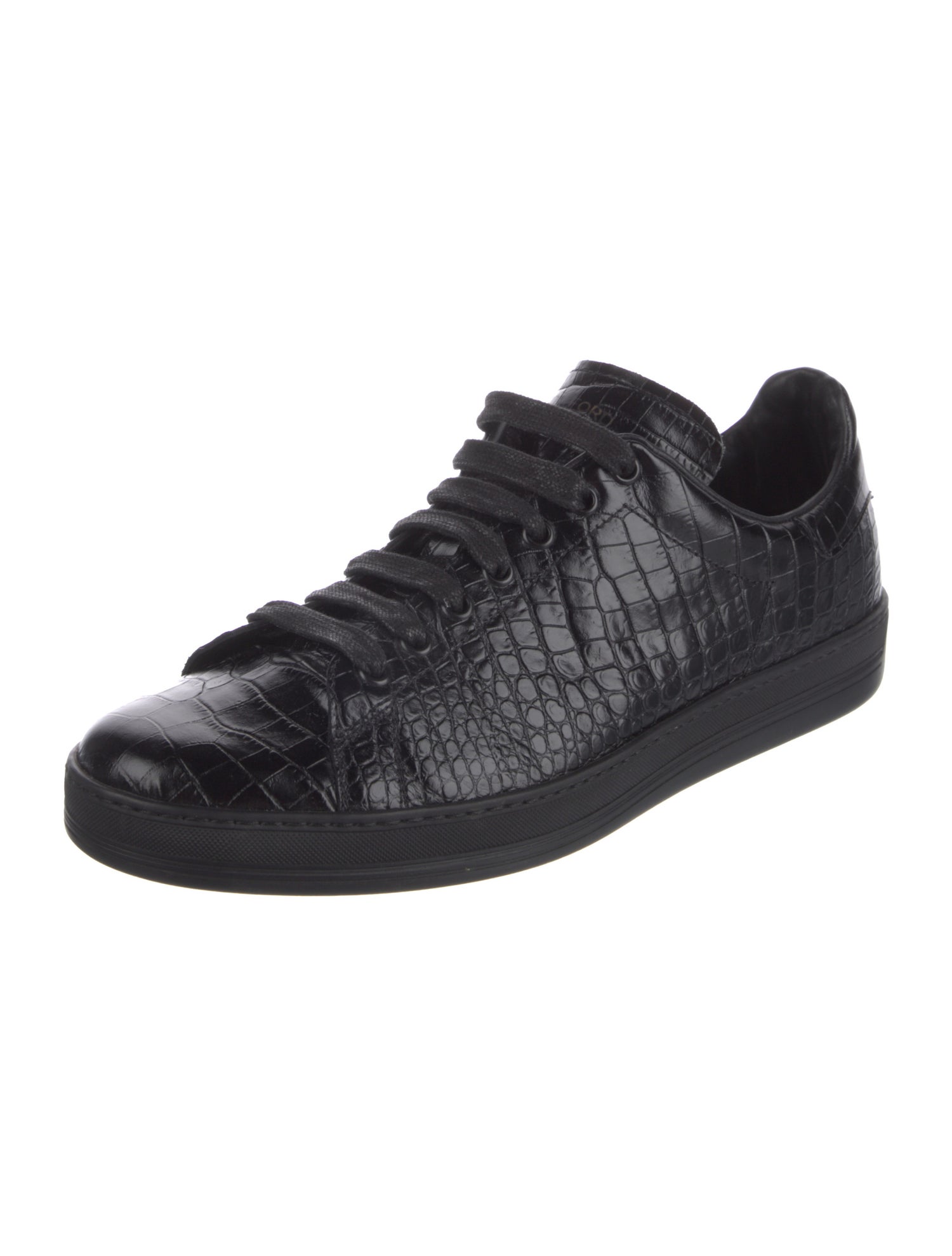 Tom Ford Embossed Leather Sneakers