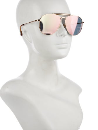 Tom Ford Aviator Mirrored Sunglasses