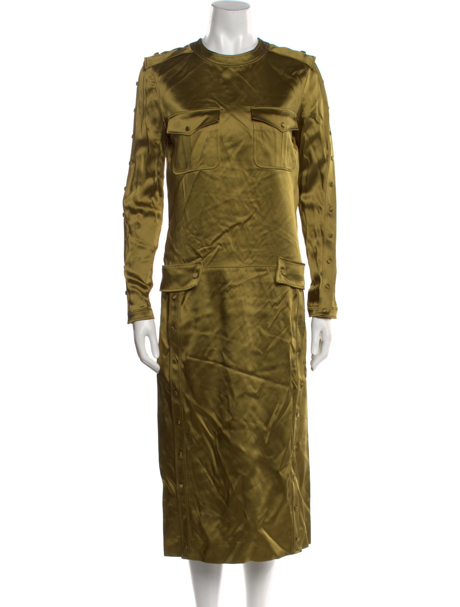 Tom Ford Crew Neck Midi Length Dress