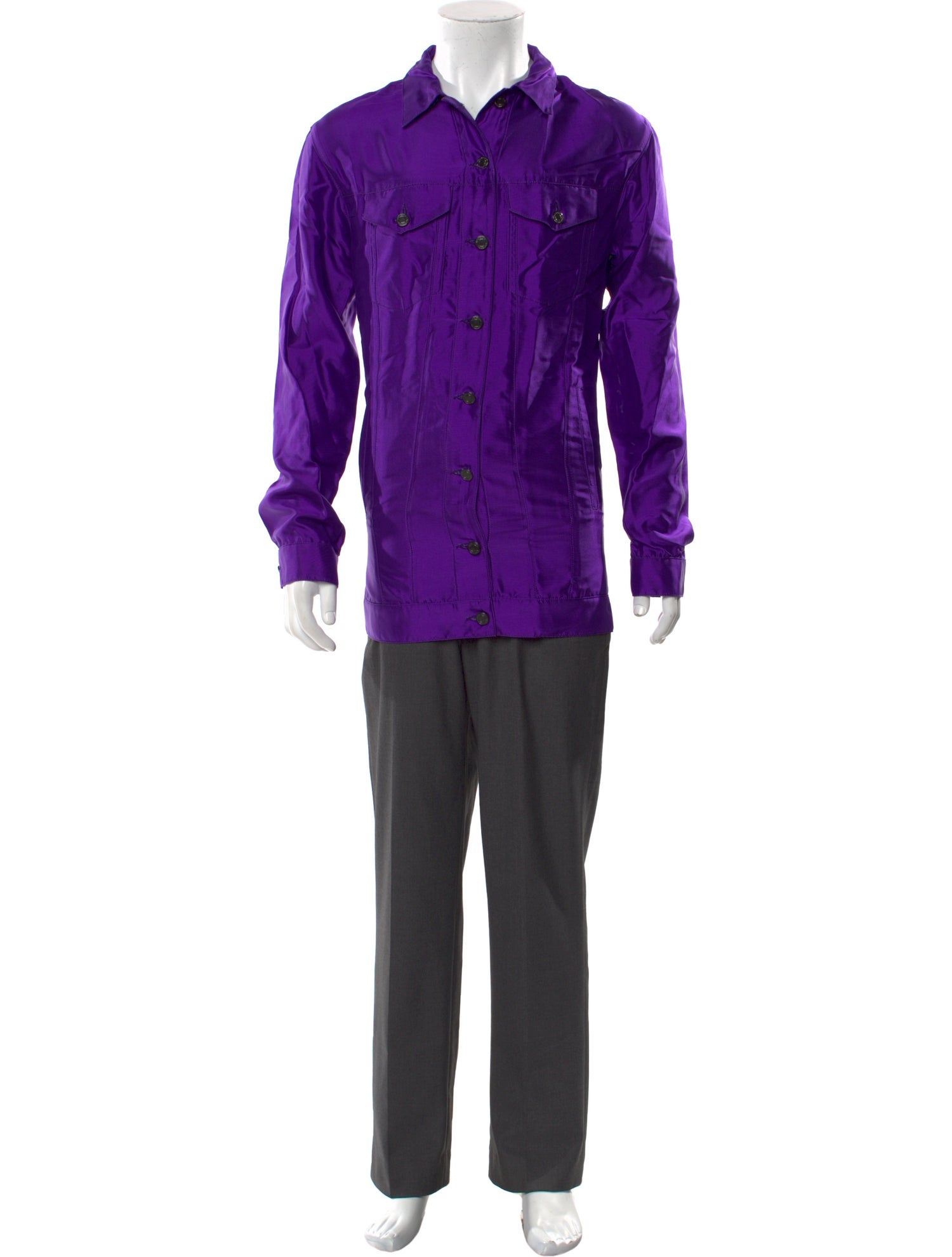 Tom Ford Long Sleeve Button-Up Top w/ Tags