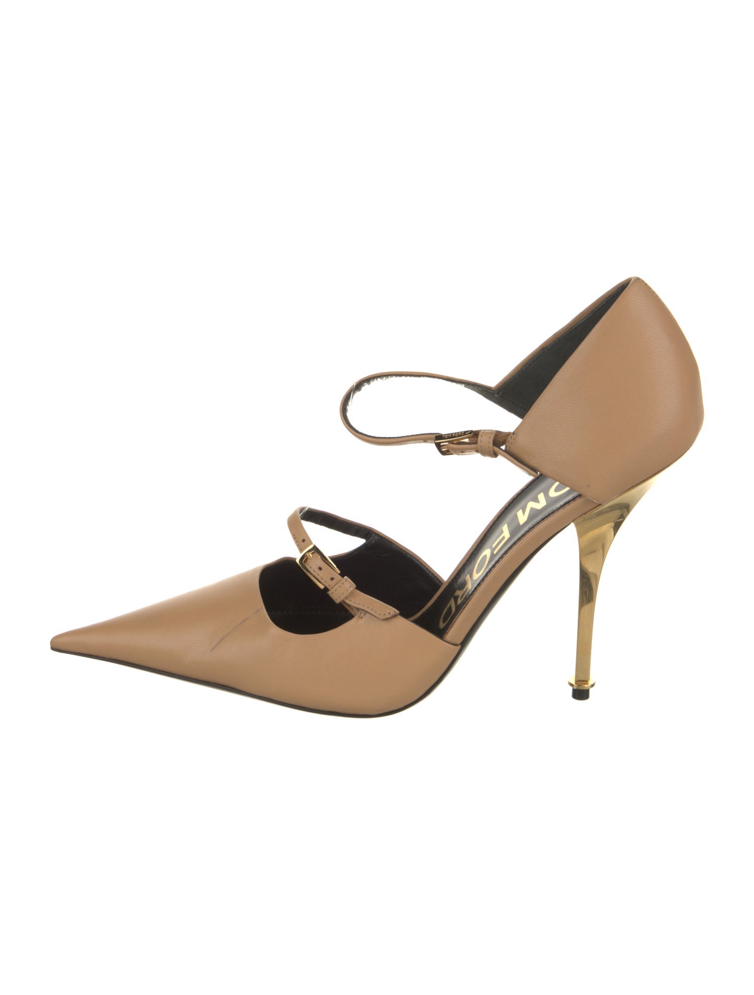 Tom Ford Leather D'Orsay Pumps