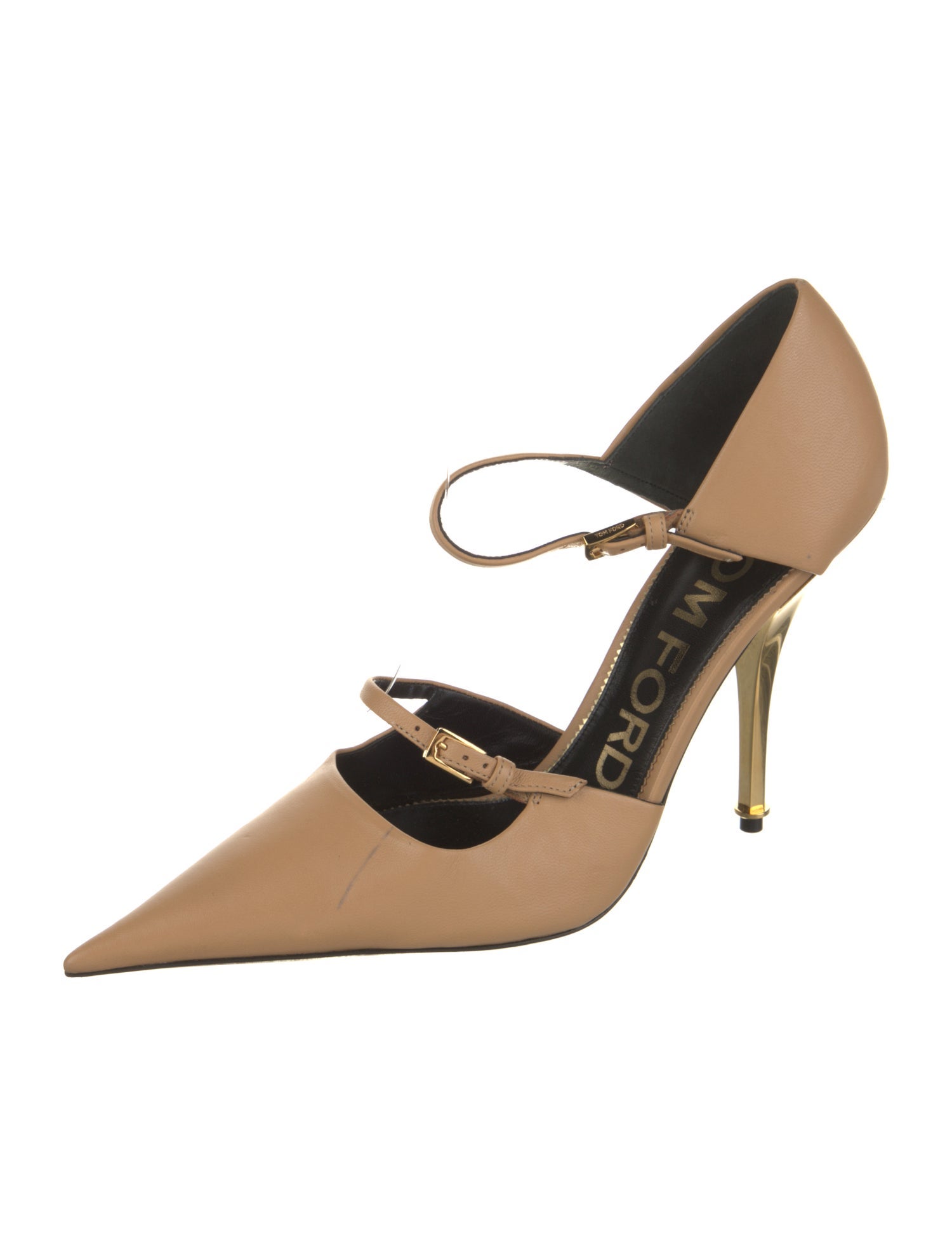 Tom Ford Leather D'Orsay Pumps