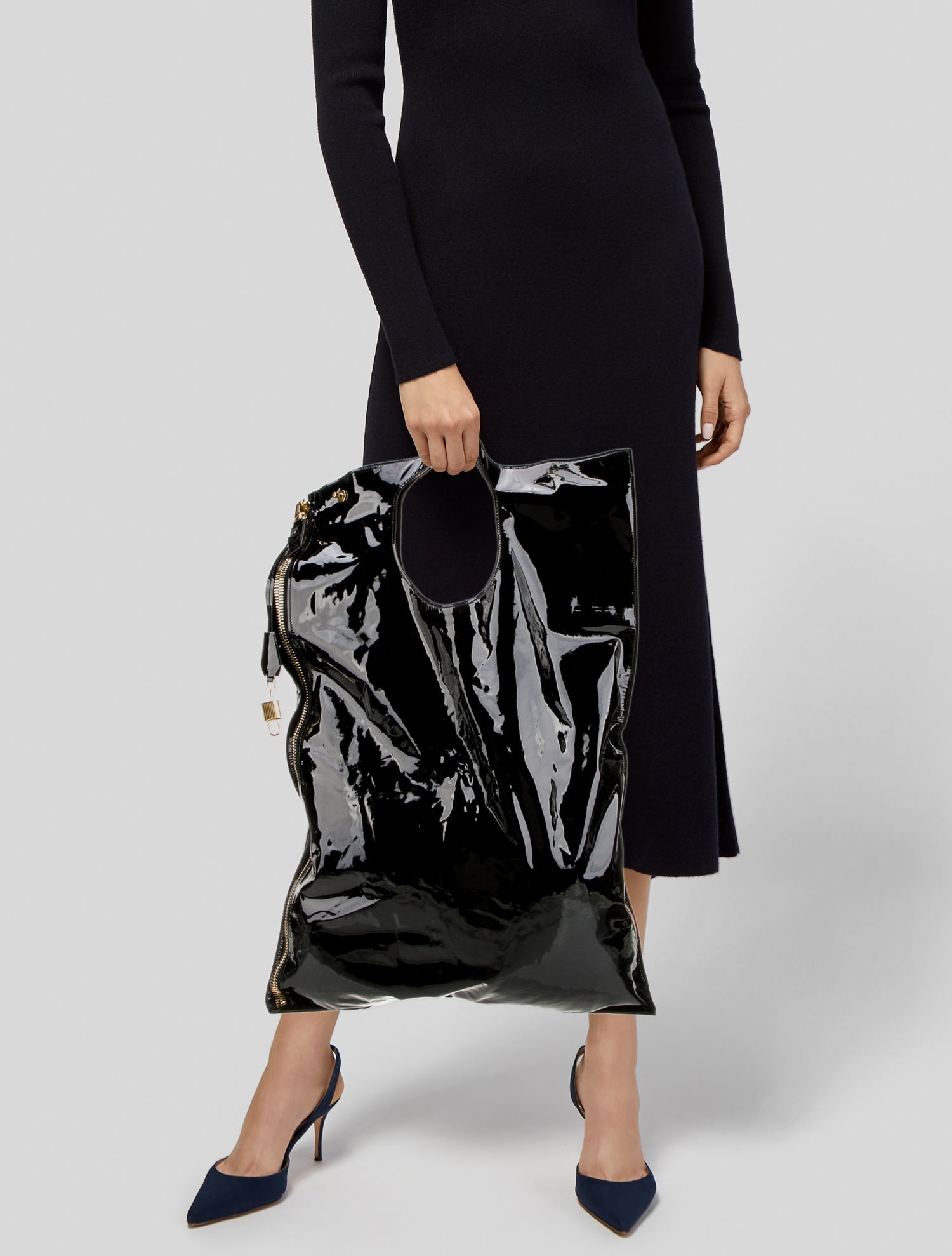 Tom Ford Patent Leather Hobo
