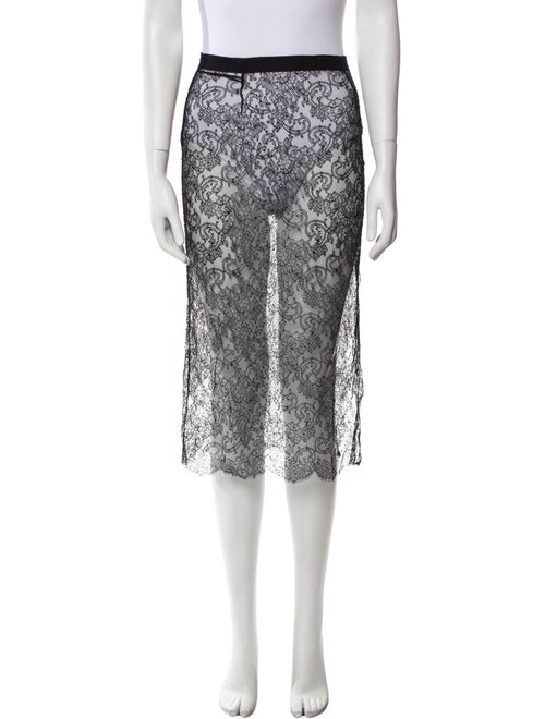 Tom Ford Silk Midi Length Skirt