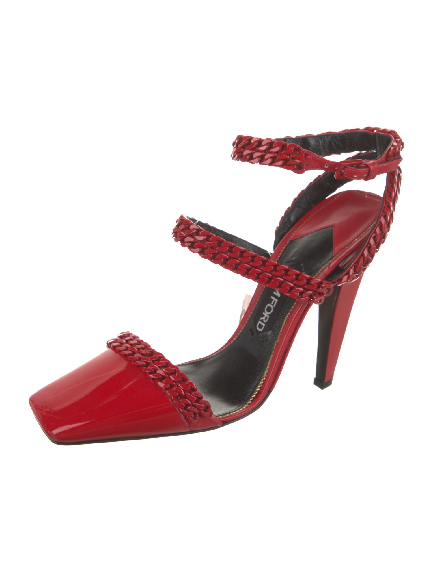 Tom Ford Leather D'Orsay Pumps