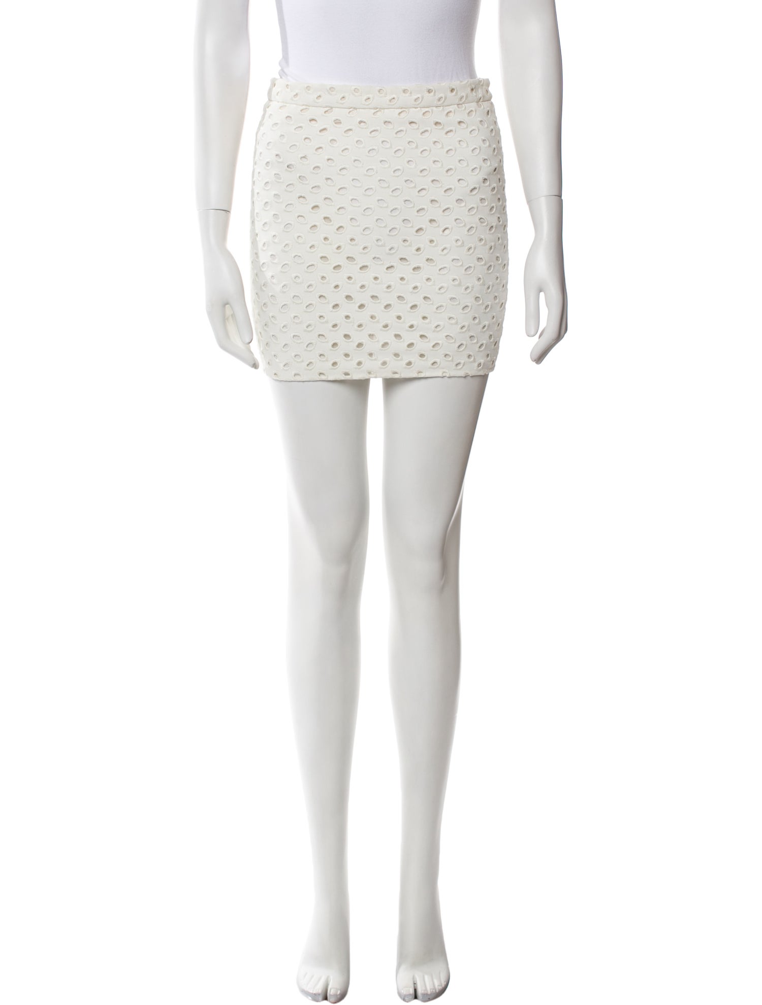 Tom Ford Lace Pattern Mini Skirt