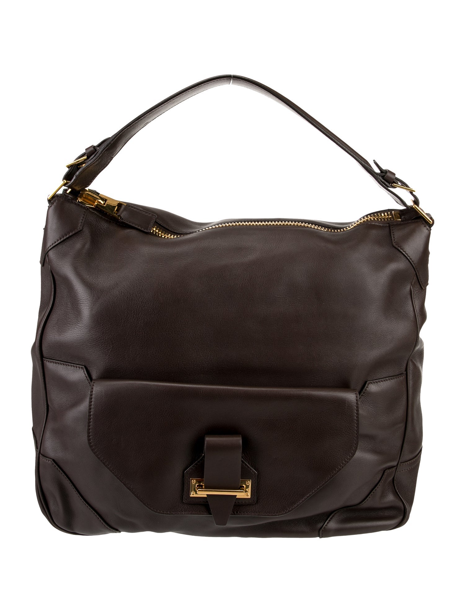 Tom Ford Leather Messenger Bag