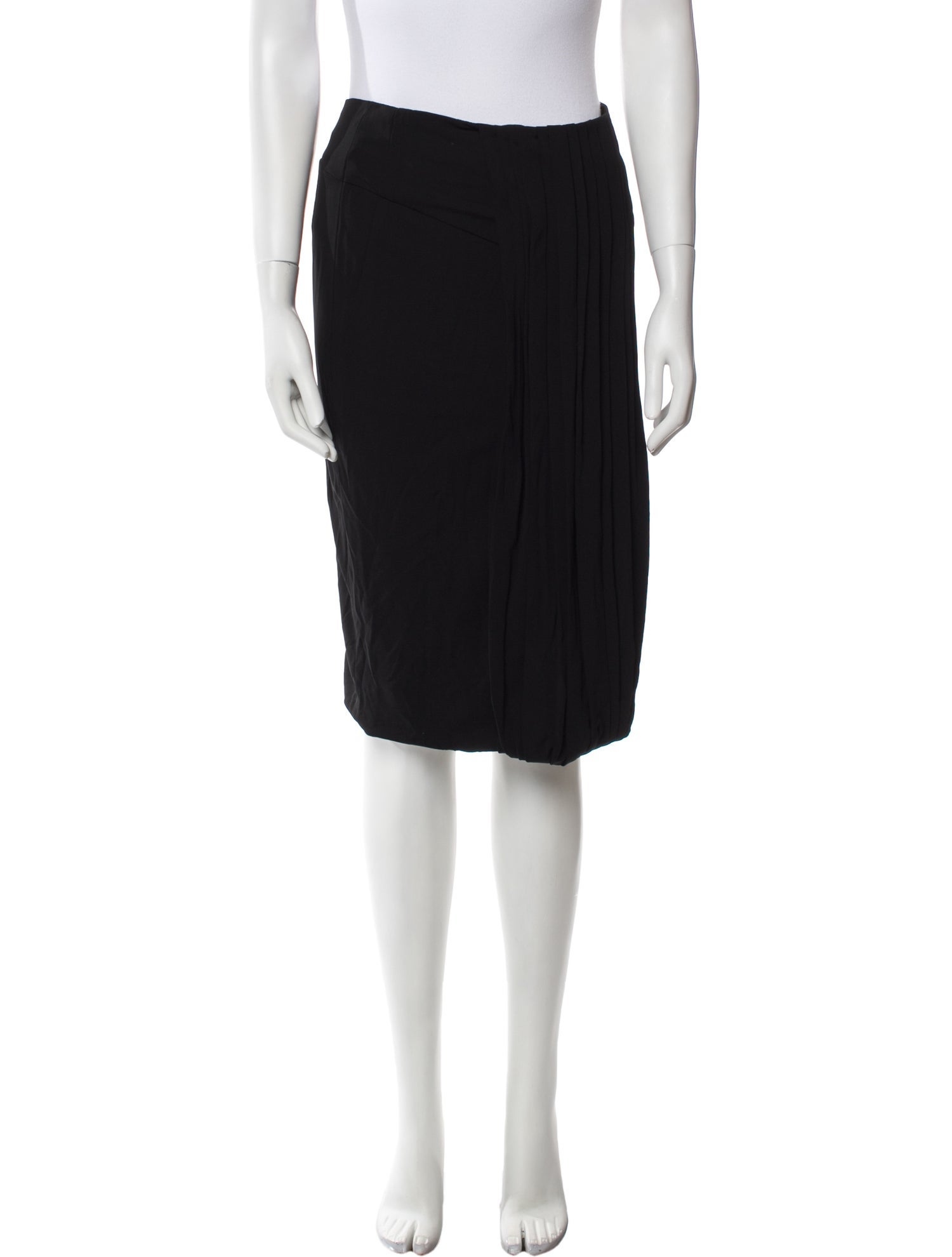 Tom Ford Pleated Accents Knee-Length Skirt