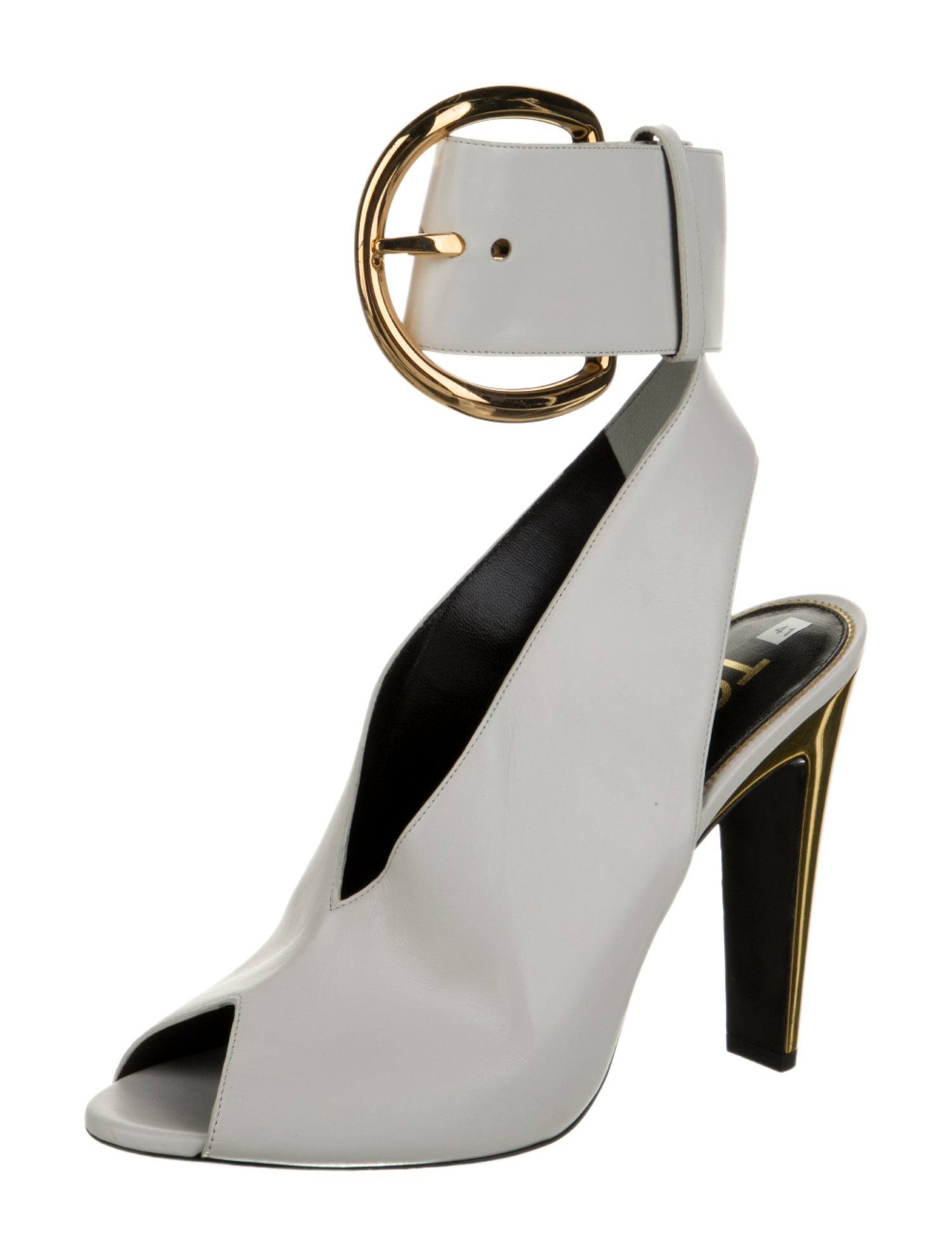 Tom Ford Leather Slingback Sandals