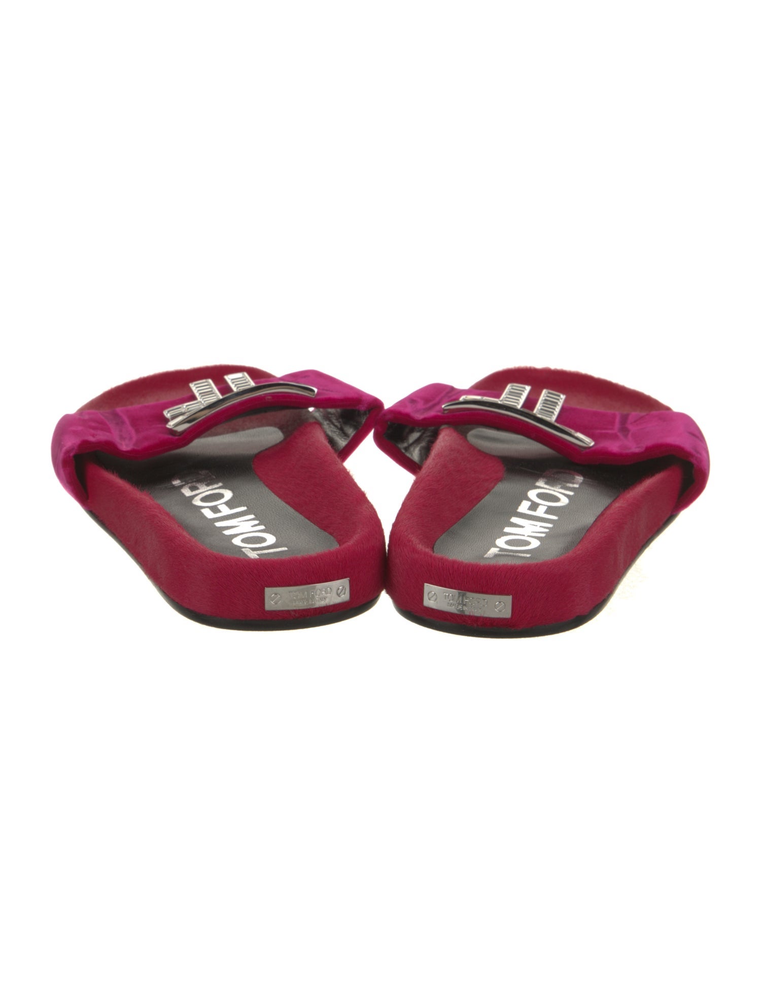 Tom Ford Velvet Crystal Embellishments Slides