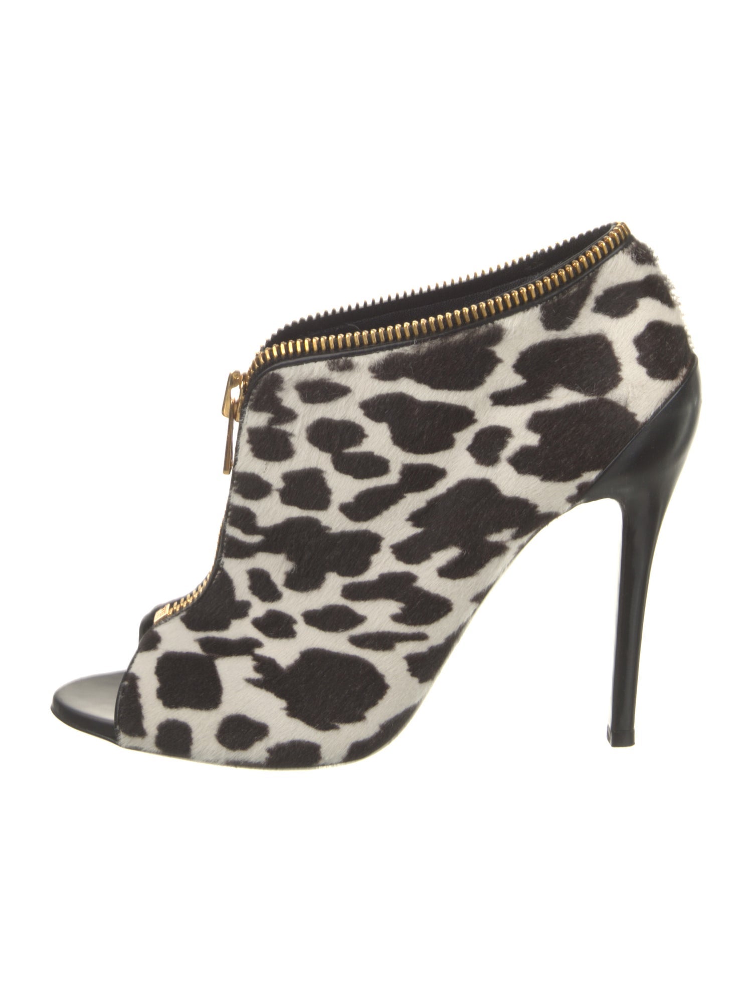 Tom Ford Ponyhair Animal Print Boots