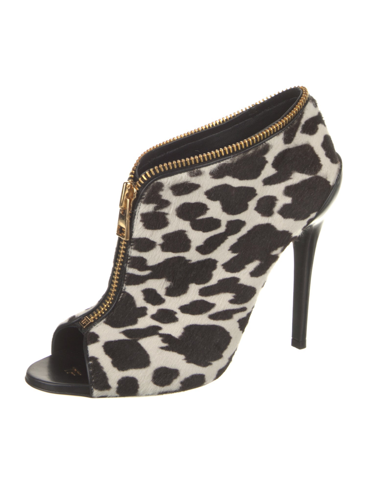 Tom Ford Ponyhair Animal Print Boots