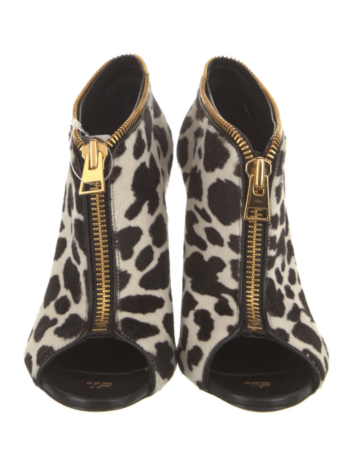 Tom Ford Ponyhair Animal Print Boots