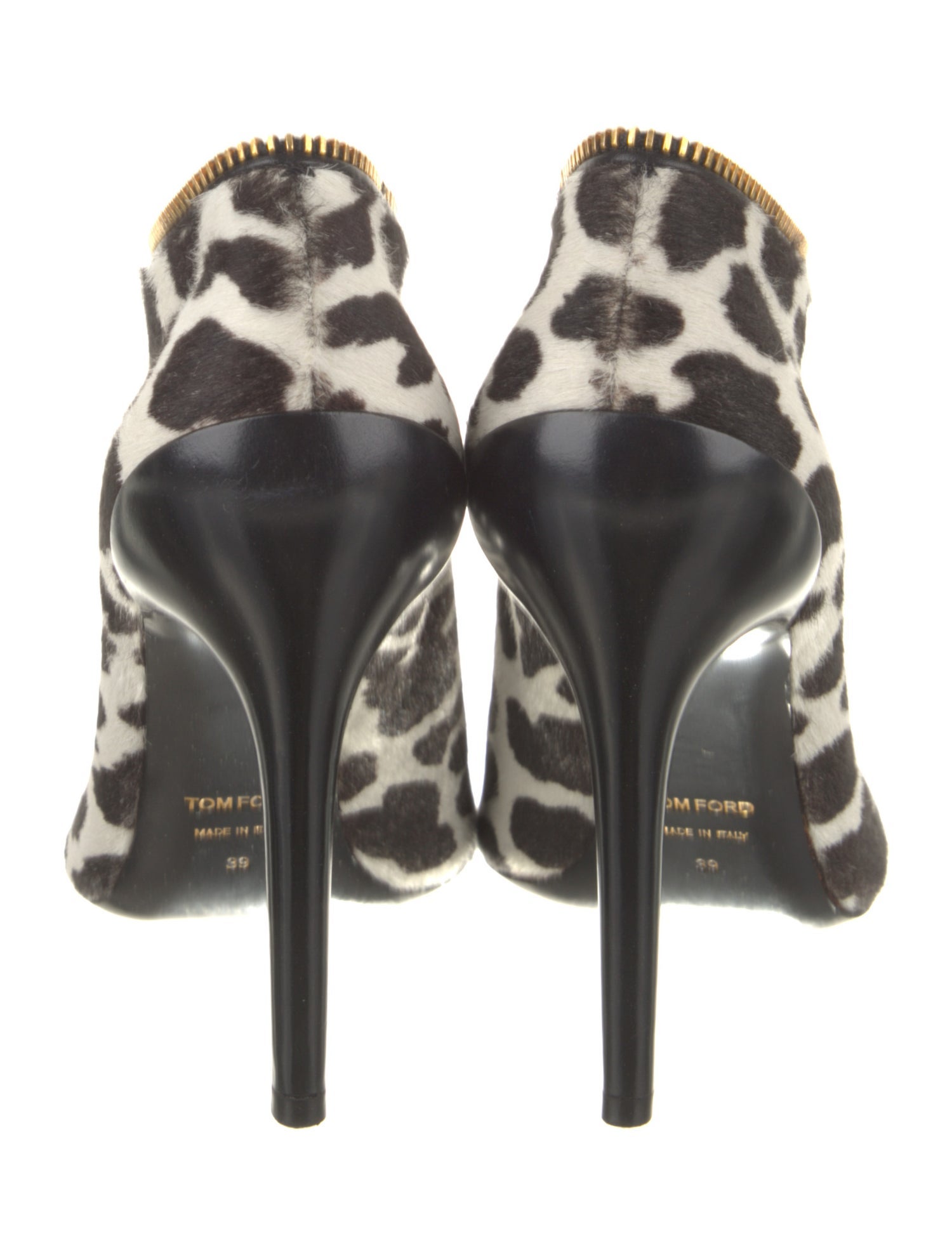 Tom Ford Ponyhair Animal Print Boots