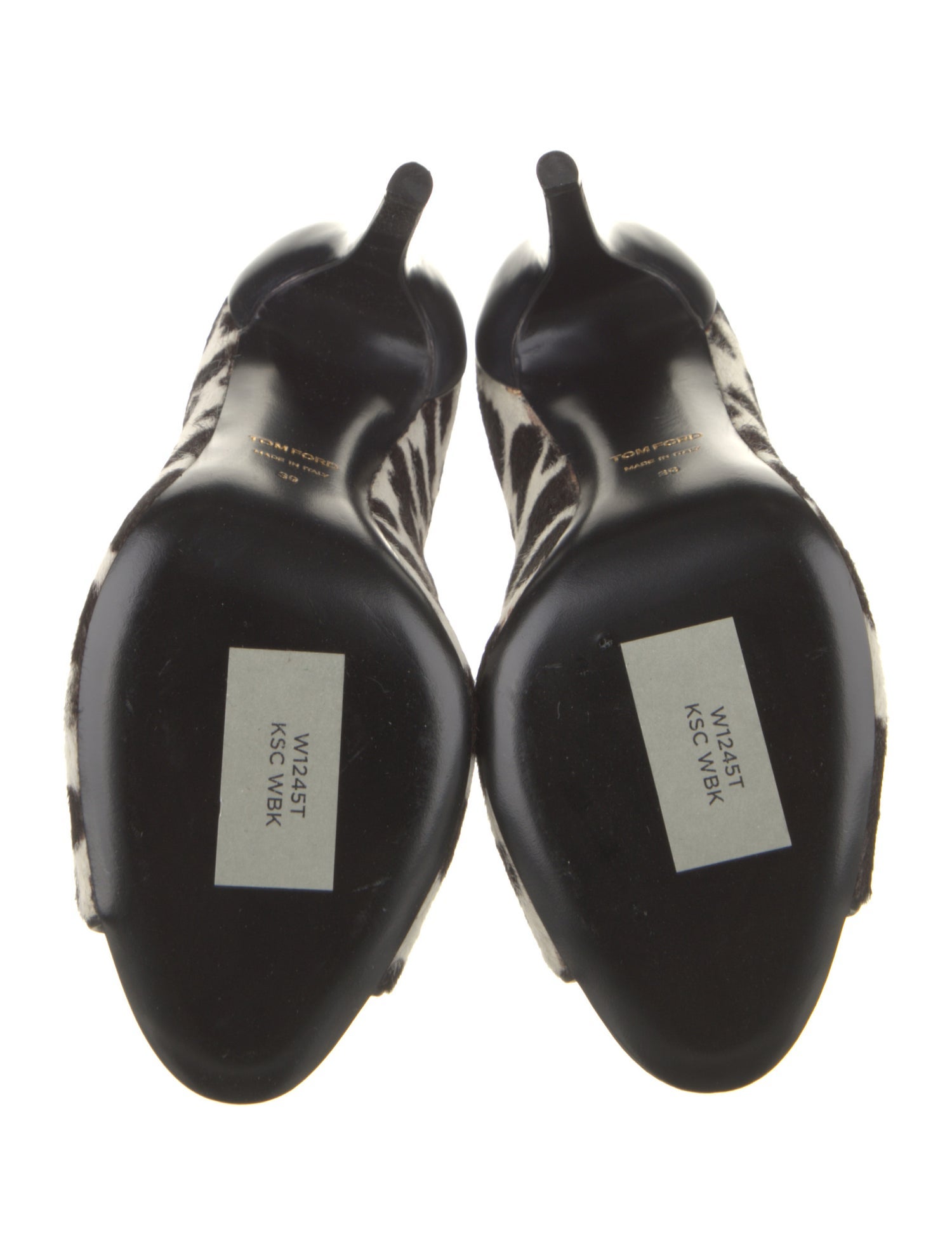 Tom Ford Ponyhair Animal Print Boots