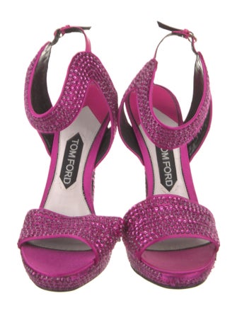 Tom Ford Crystal Slingback Sandals