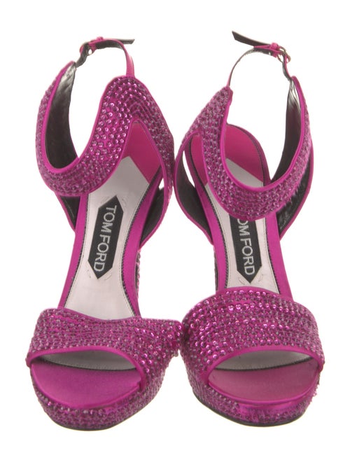 Tom Ford Crystal Slingback Sandals