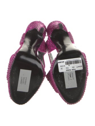 Tom Ford Crystal Slingback Sandals