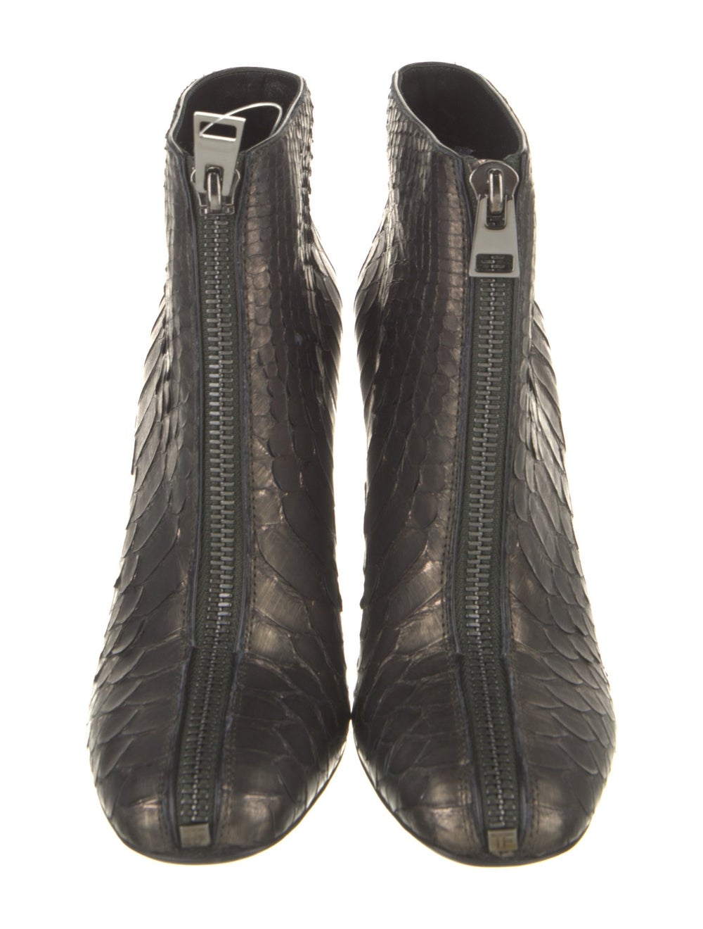 Tom Ford Python Ankle Boots Green Square-Toes - image 3