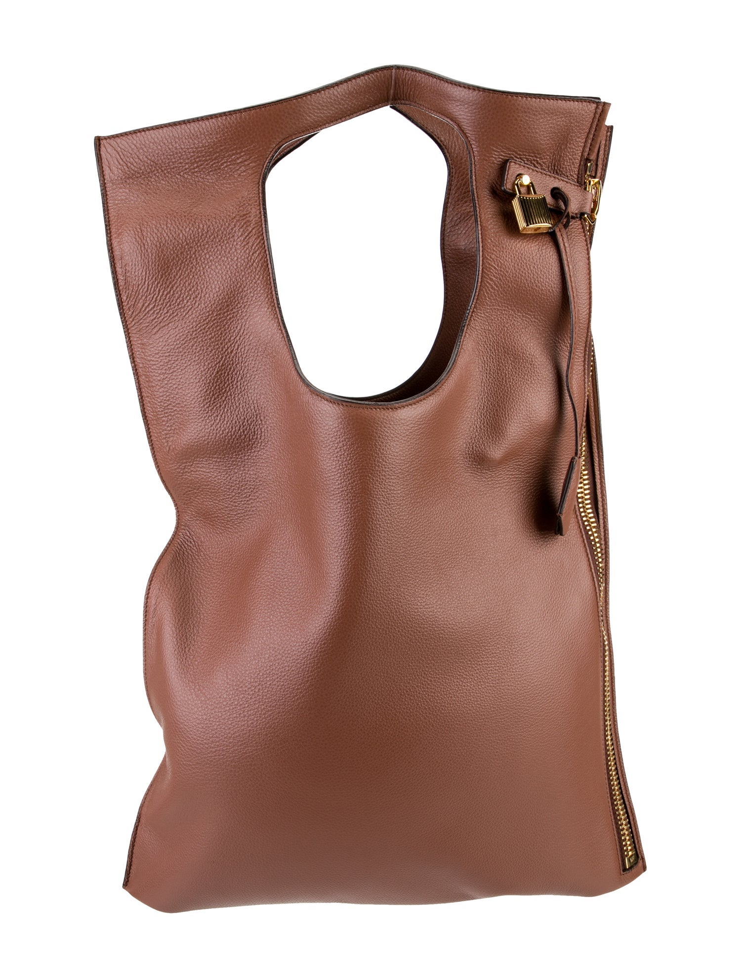 Tom Ford Leather Top Handle Bag