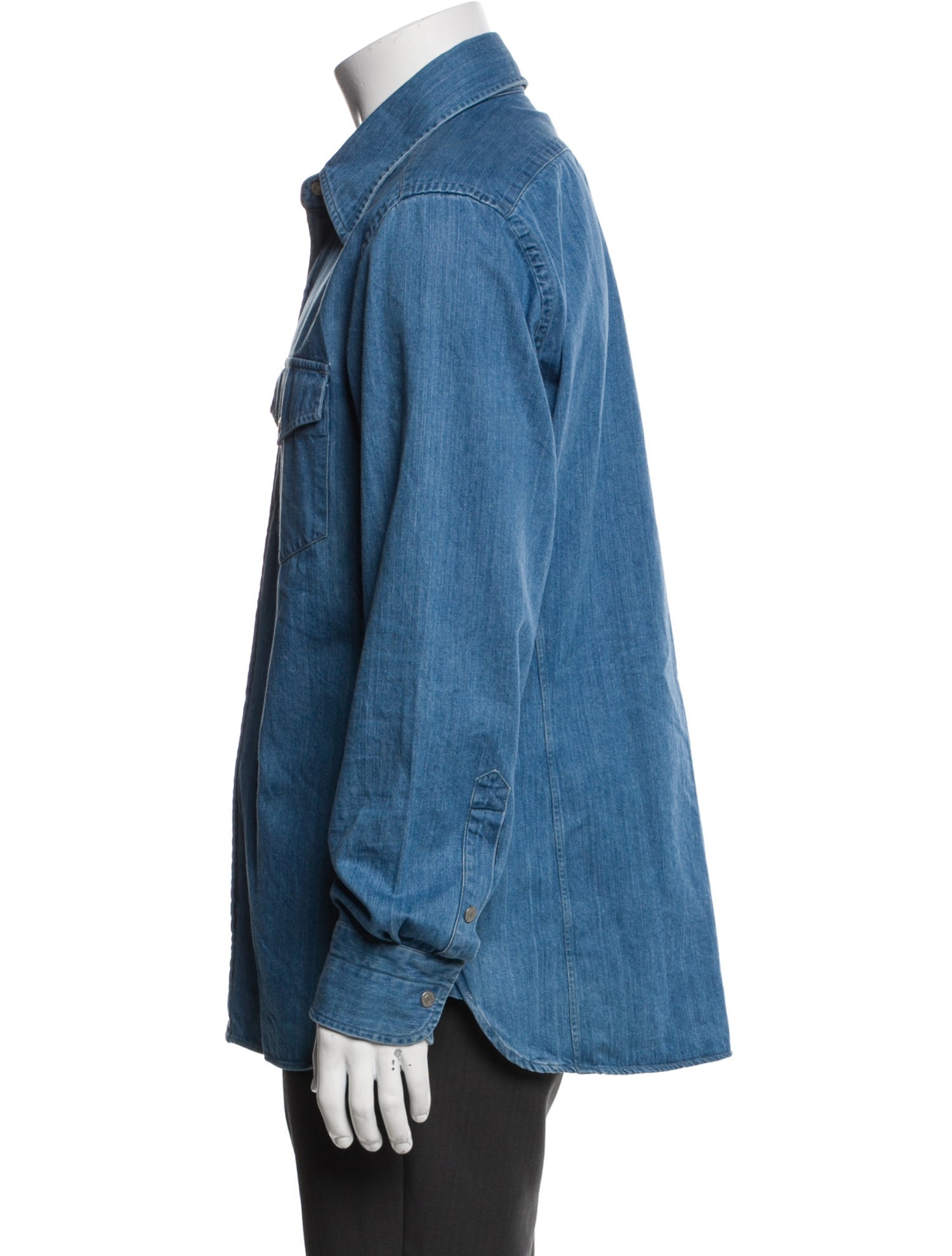 Tom Ford Long Sleeve Denim Shirt
