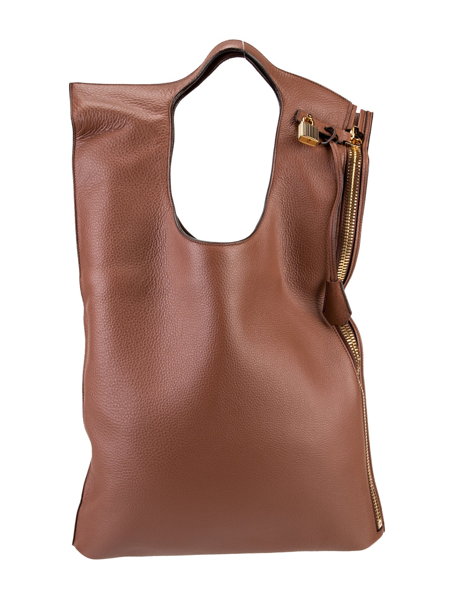 Tom Ford Leather Top Handle Bag