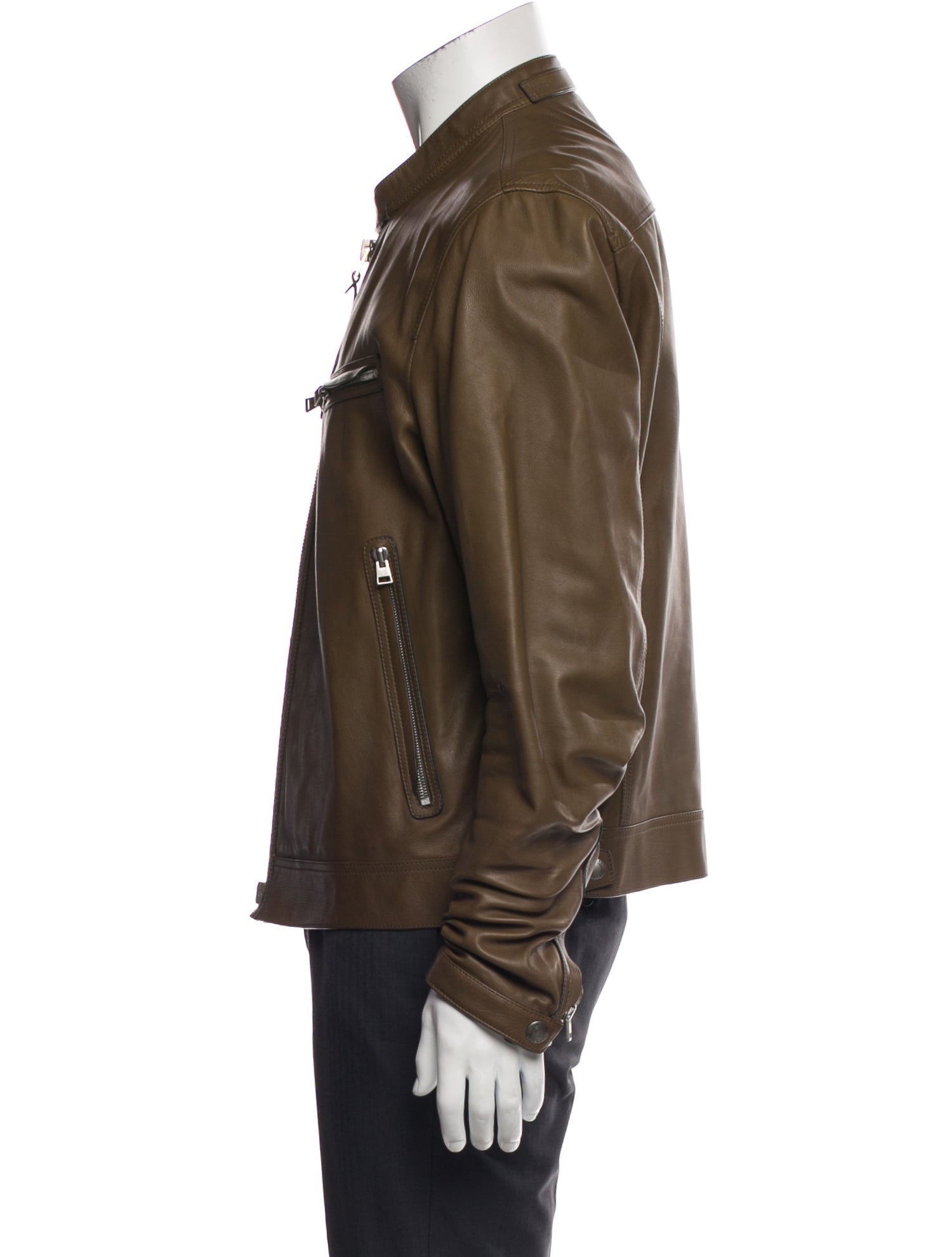 Tom Ford Calf Leather Moto Jacket