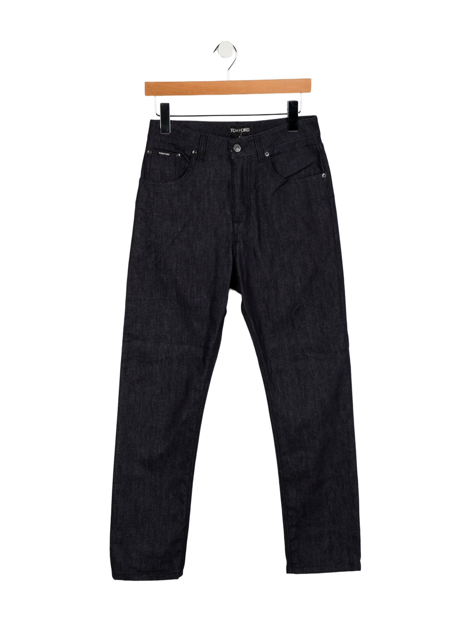 Tom Ford High-Rise Straight Leg Jeans