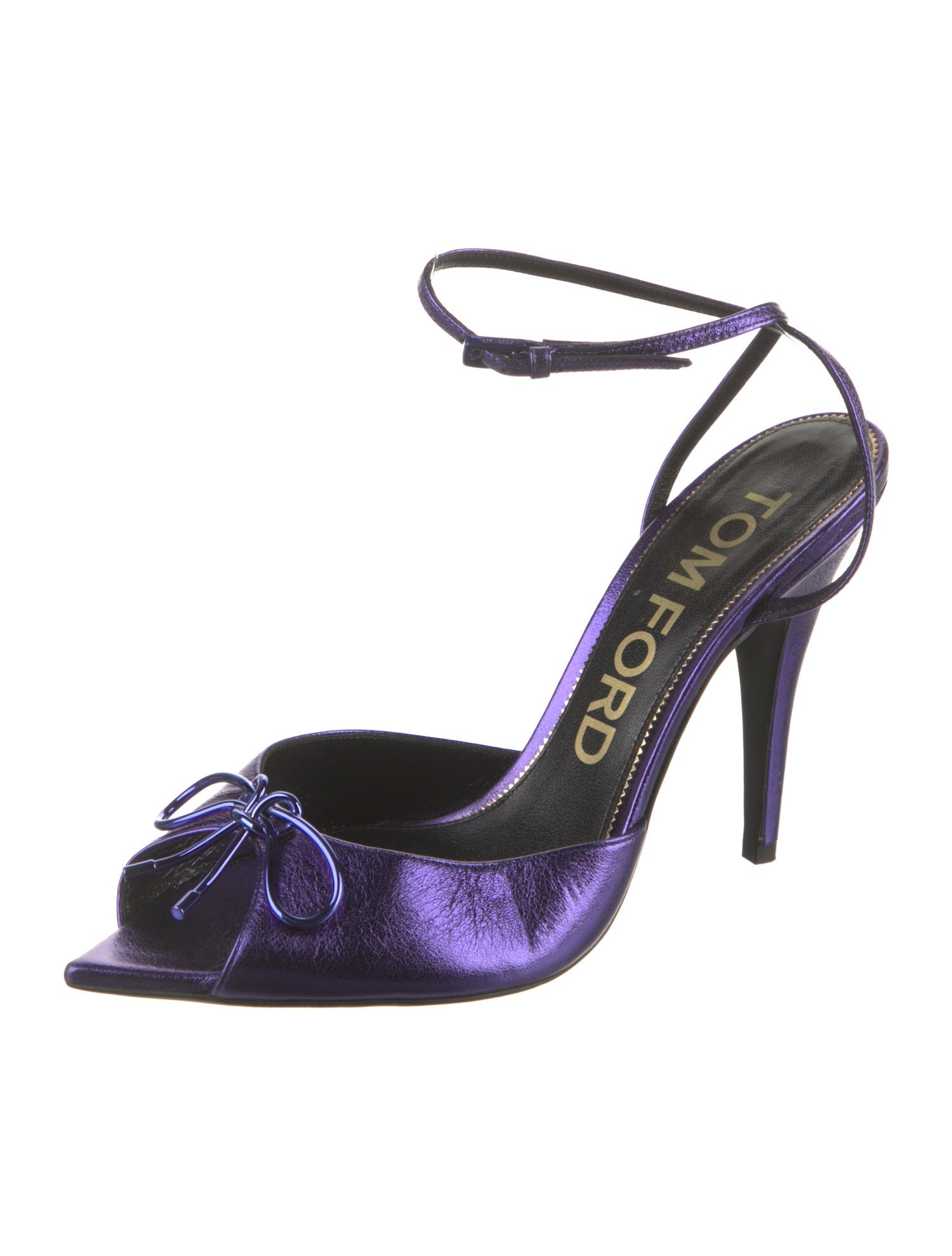 Tom Ford Leather Slingback Sandals