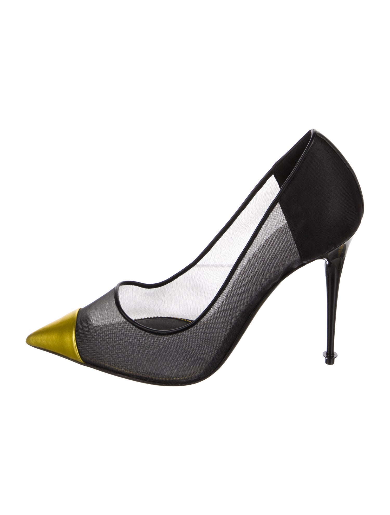 Tom Ford Mesh Colorblock Pattern Pumps