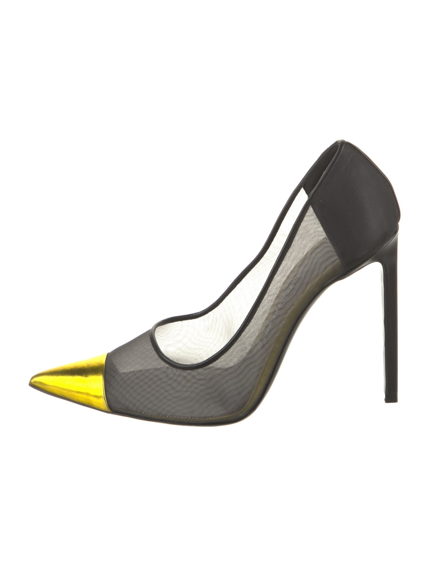 Tom Ford Mesh Colorblock Pattern Pumps