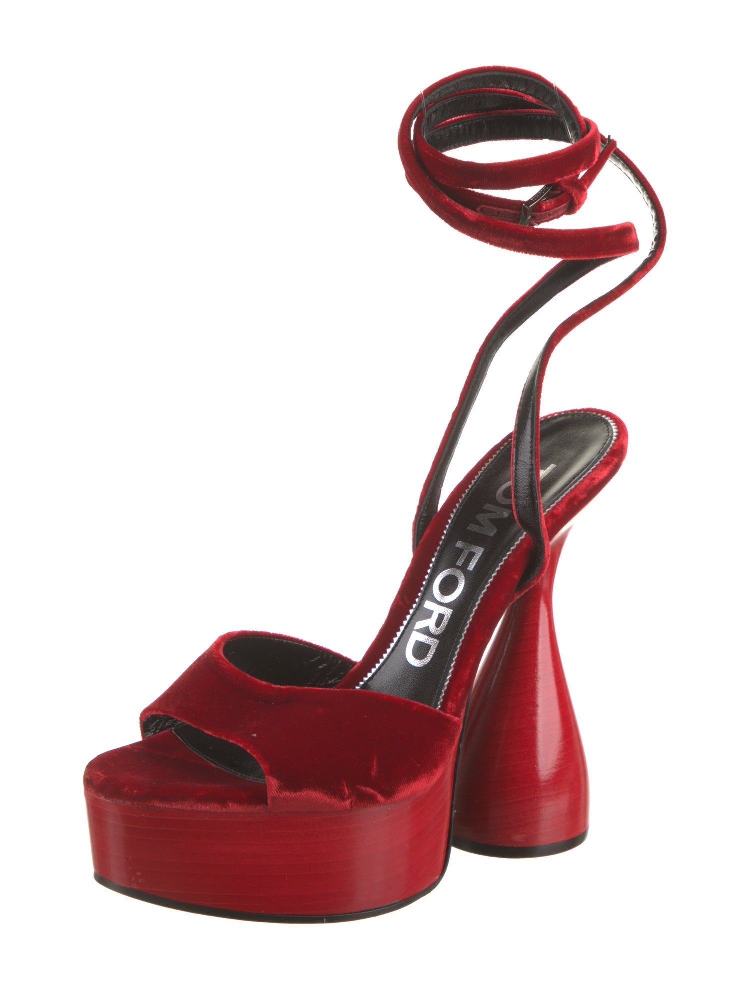 Tom Ford Velvet Slingback Sandals