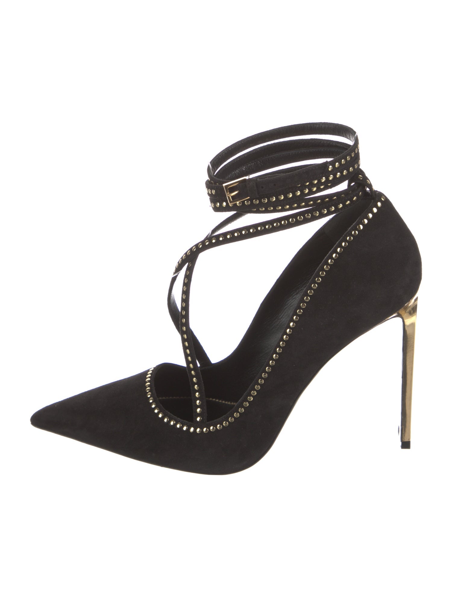 Tom Ford Suede T-Strap Pumps