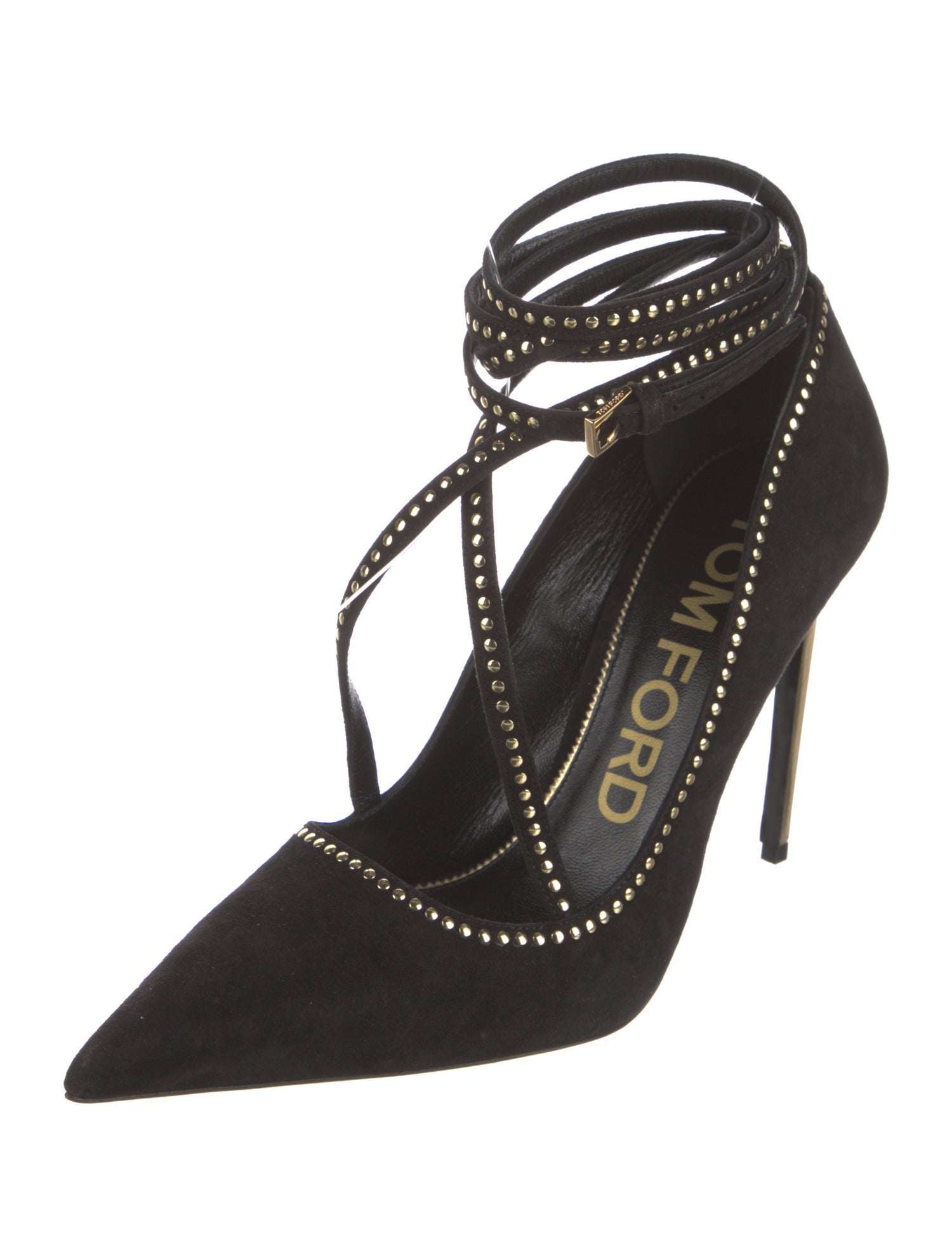 Tom Ford Suede T-Strap Pumps