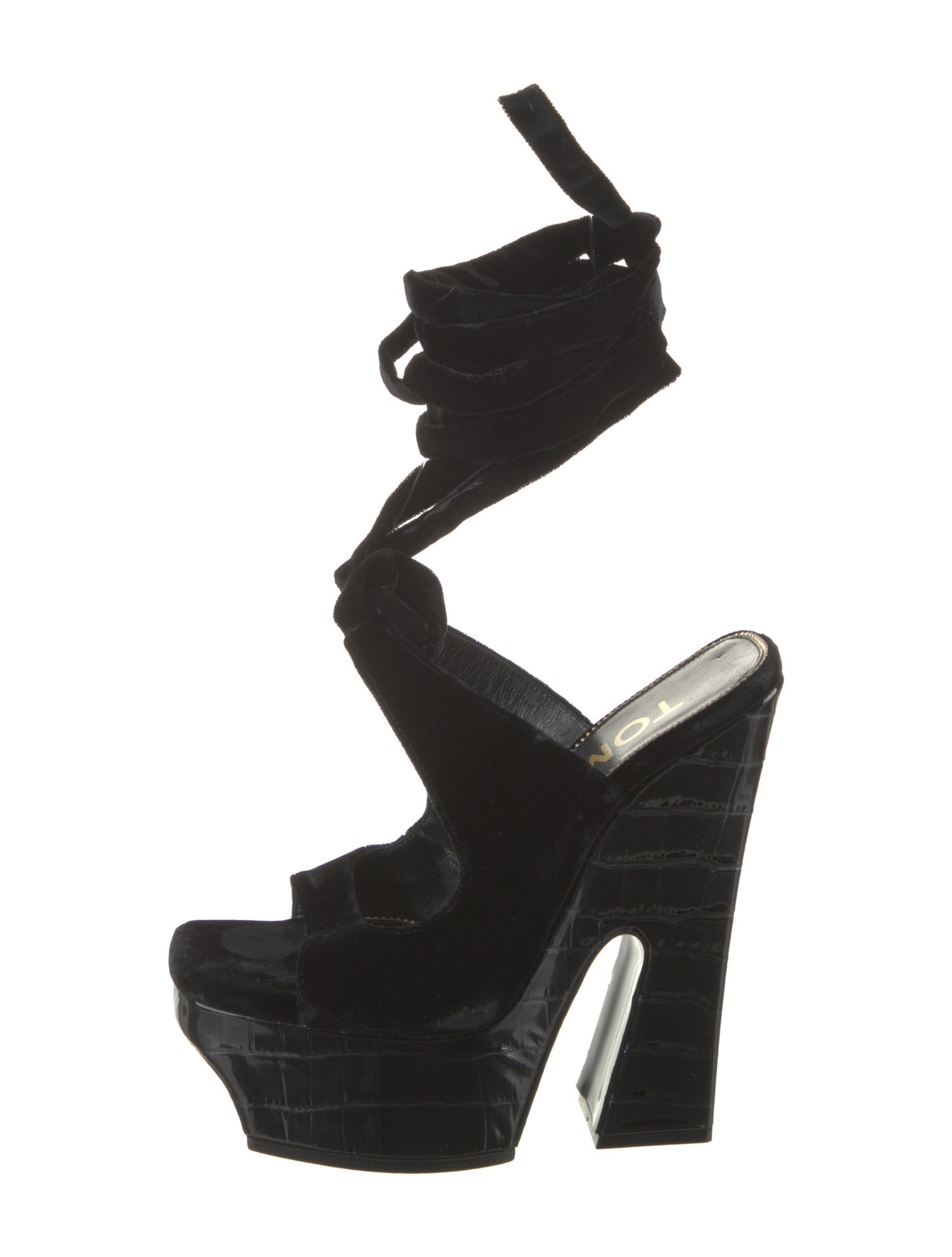 Tom Ford Velvet Gladiator Sandals