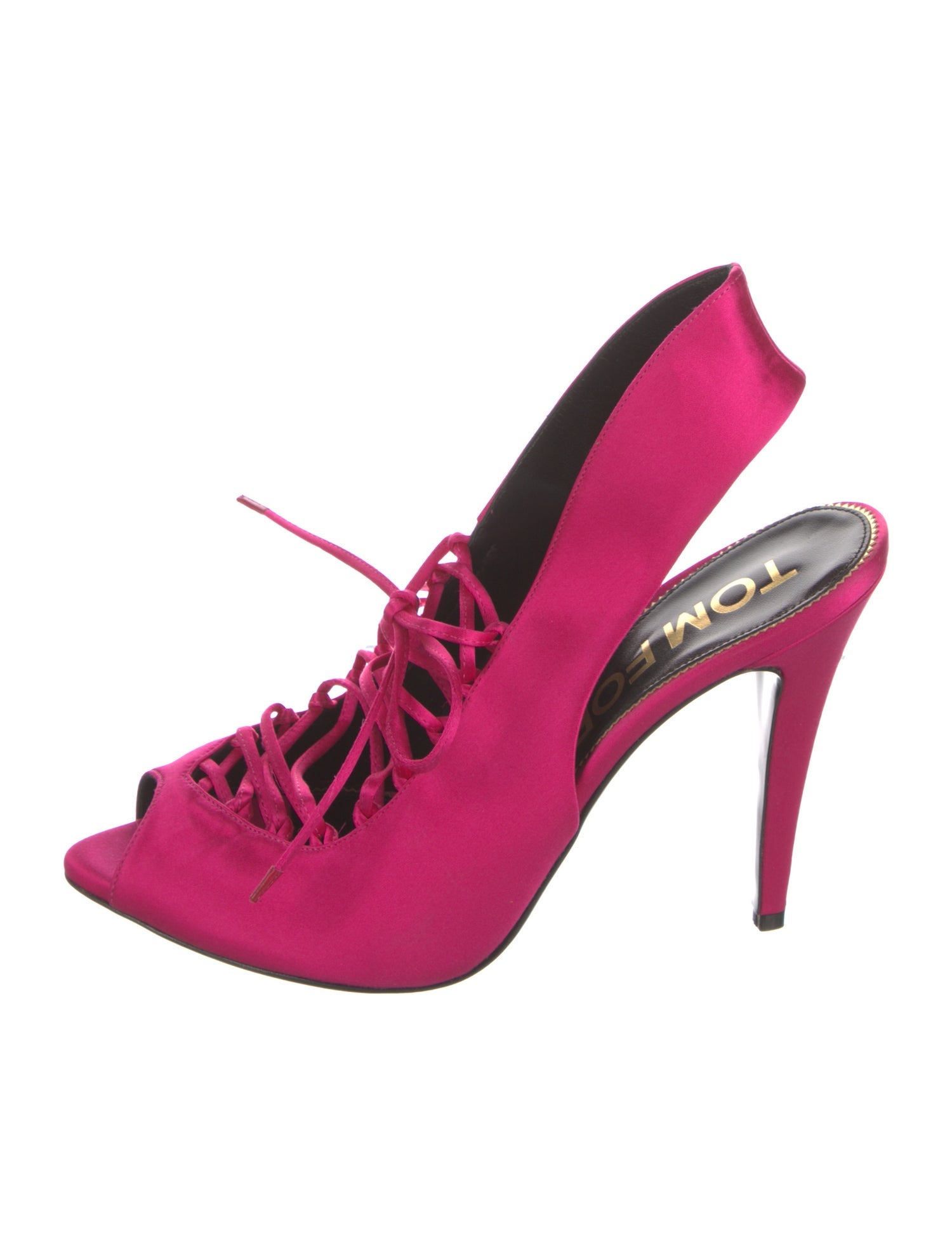 Tom Ford Satin Slingback Sandals